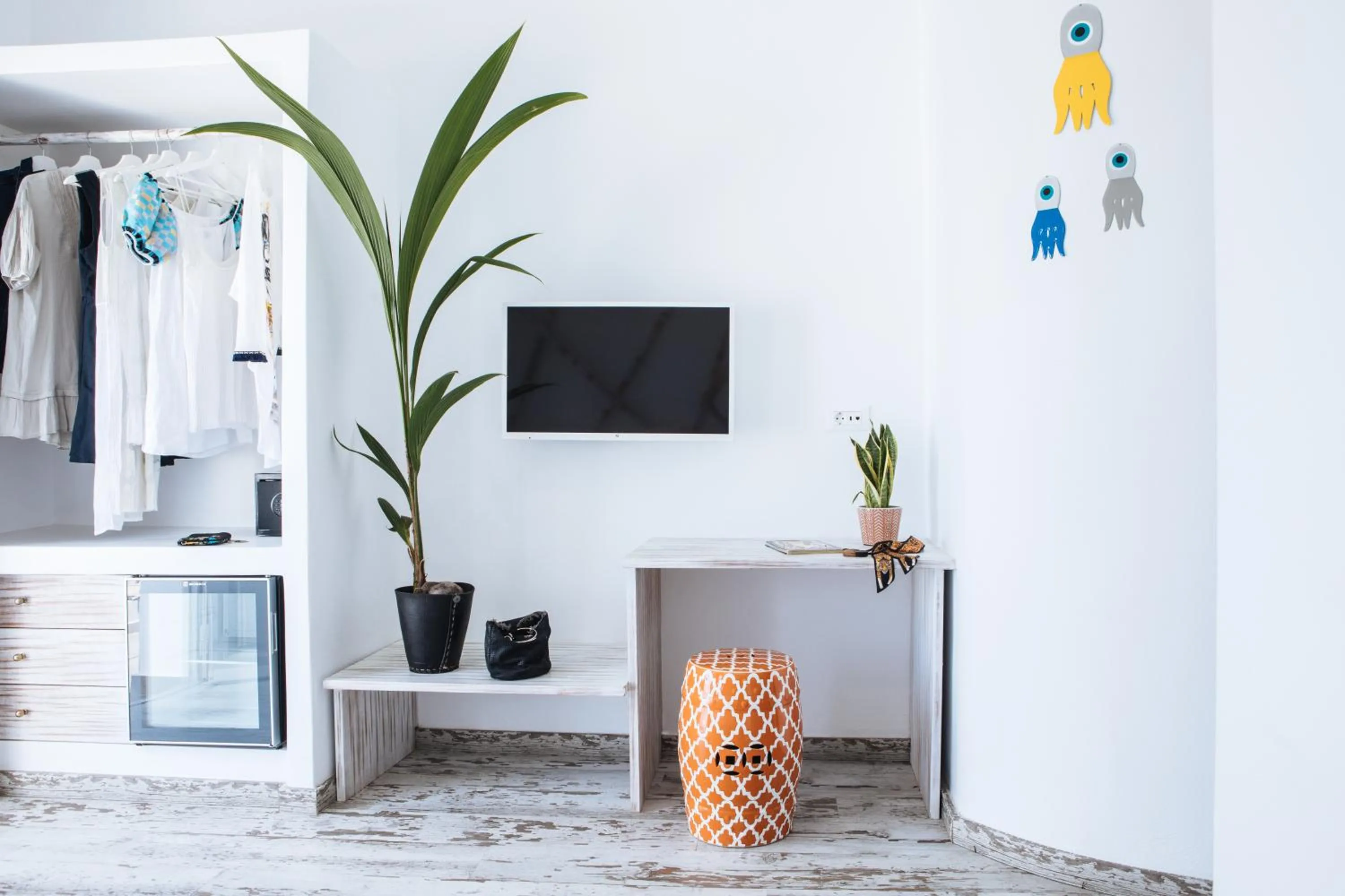 Bedroom in The Museum Project Oia