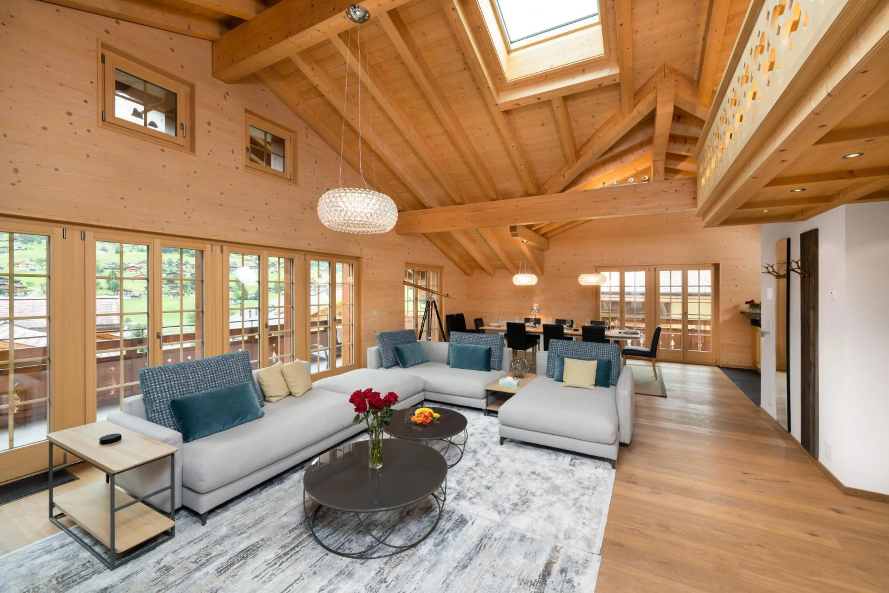 Living room in Chalet Alia and Apartments-Grindelwald by Swiss Hotel Apartments