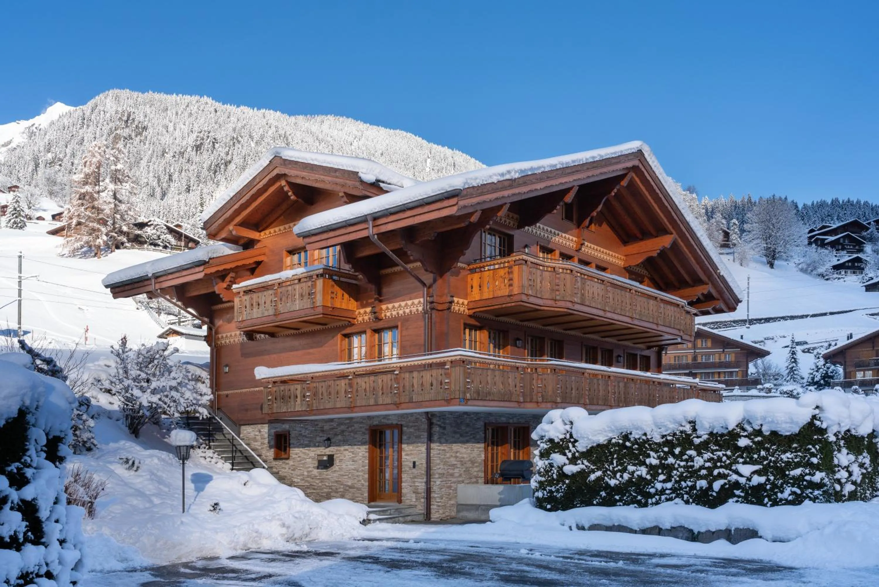 Winter in Chalet Alia and Apartments-Grindelwald by Swiss Hotel Apartments