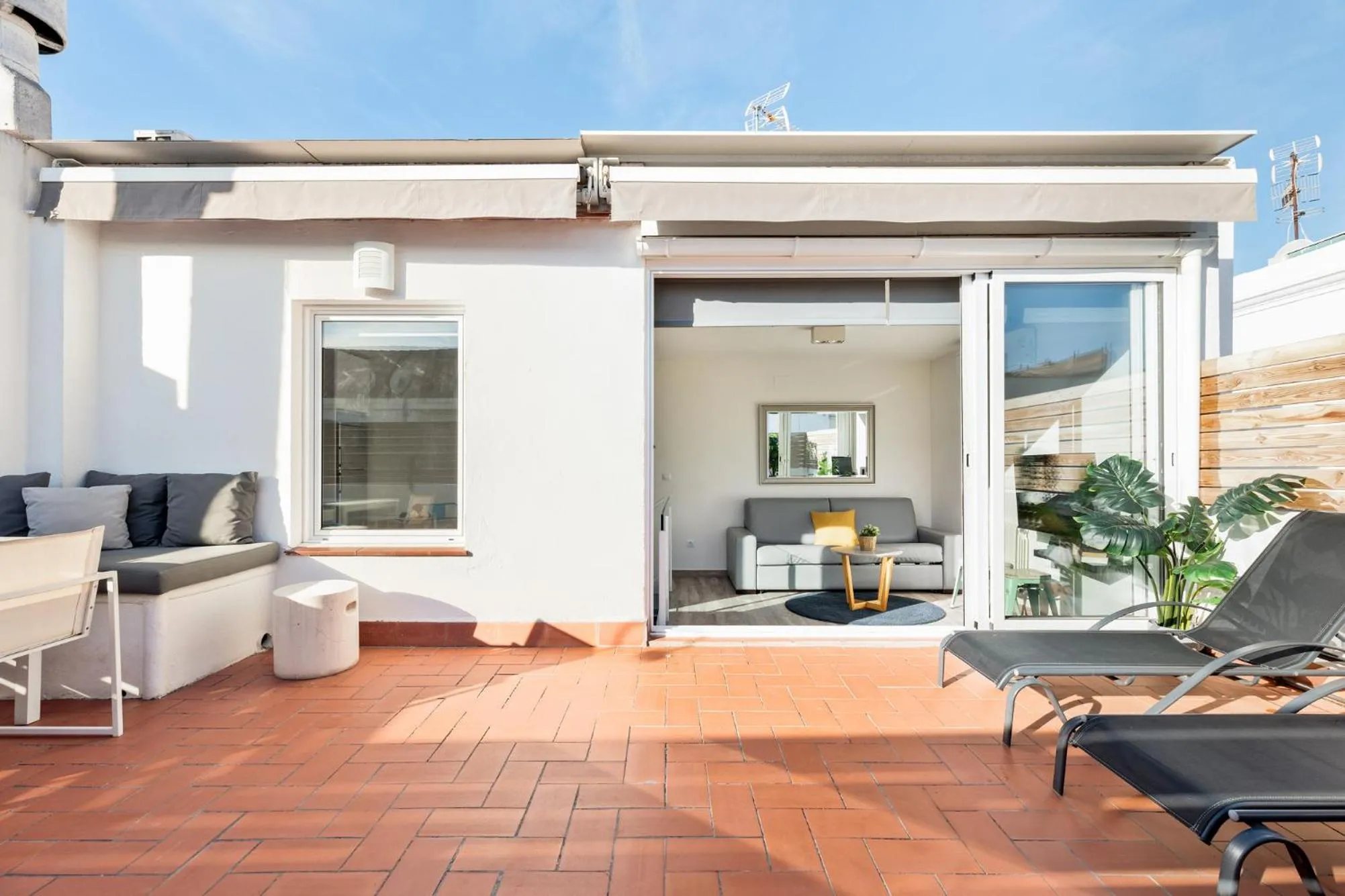 Balcony/Terrace in Sitges Group Blue&White