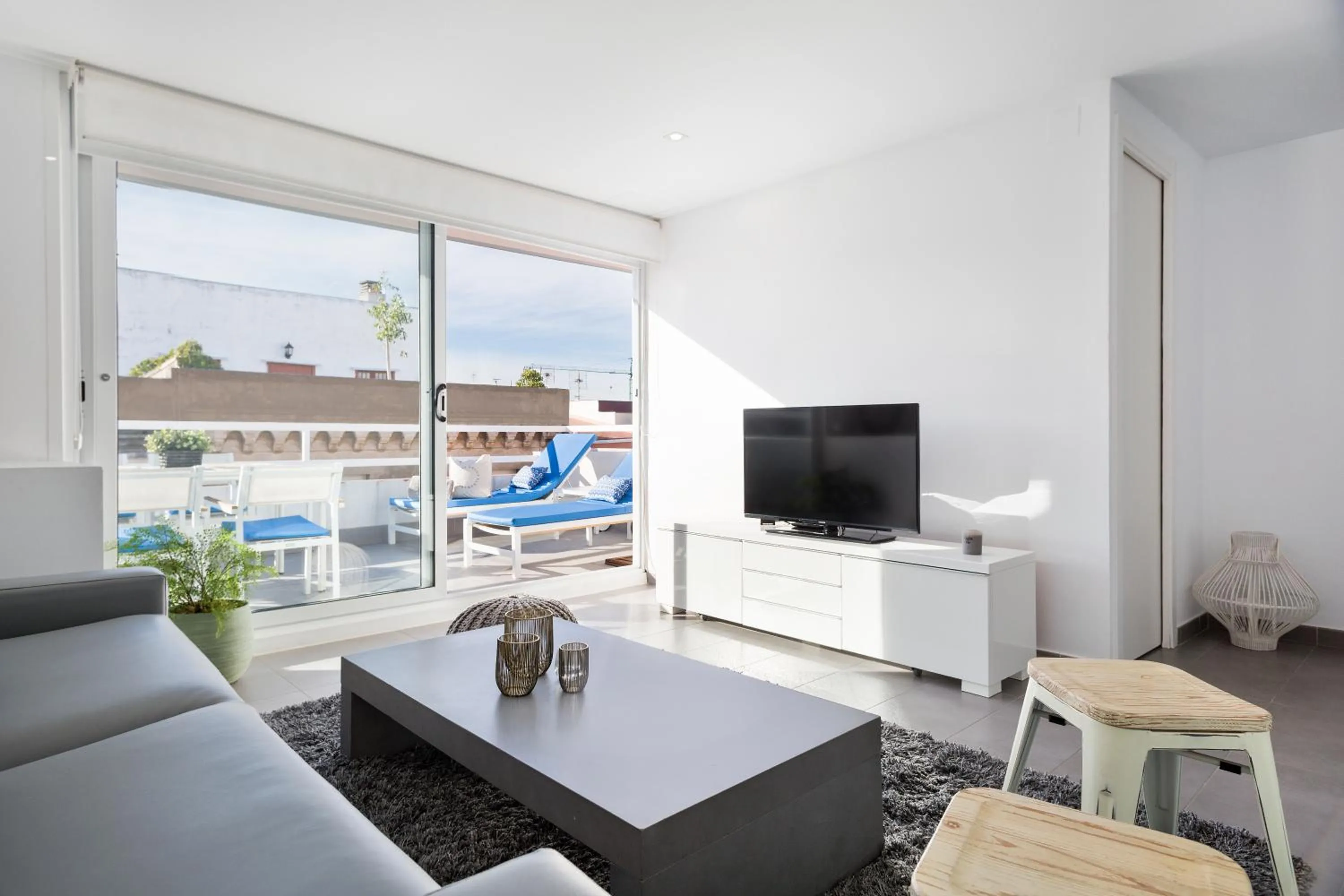 Balcony/Terrace in Sitges Group Blue&White