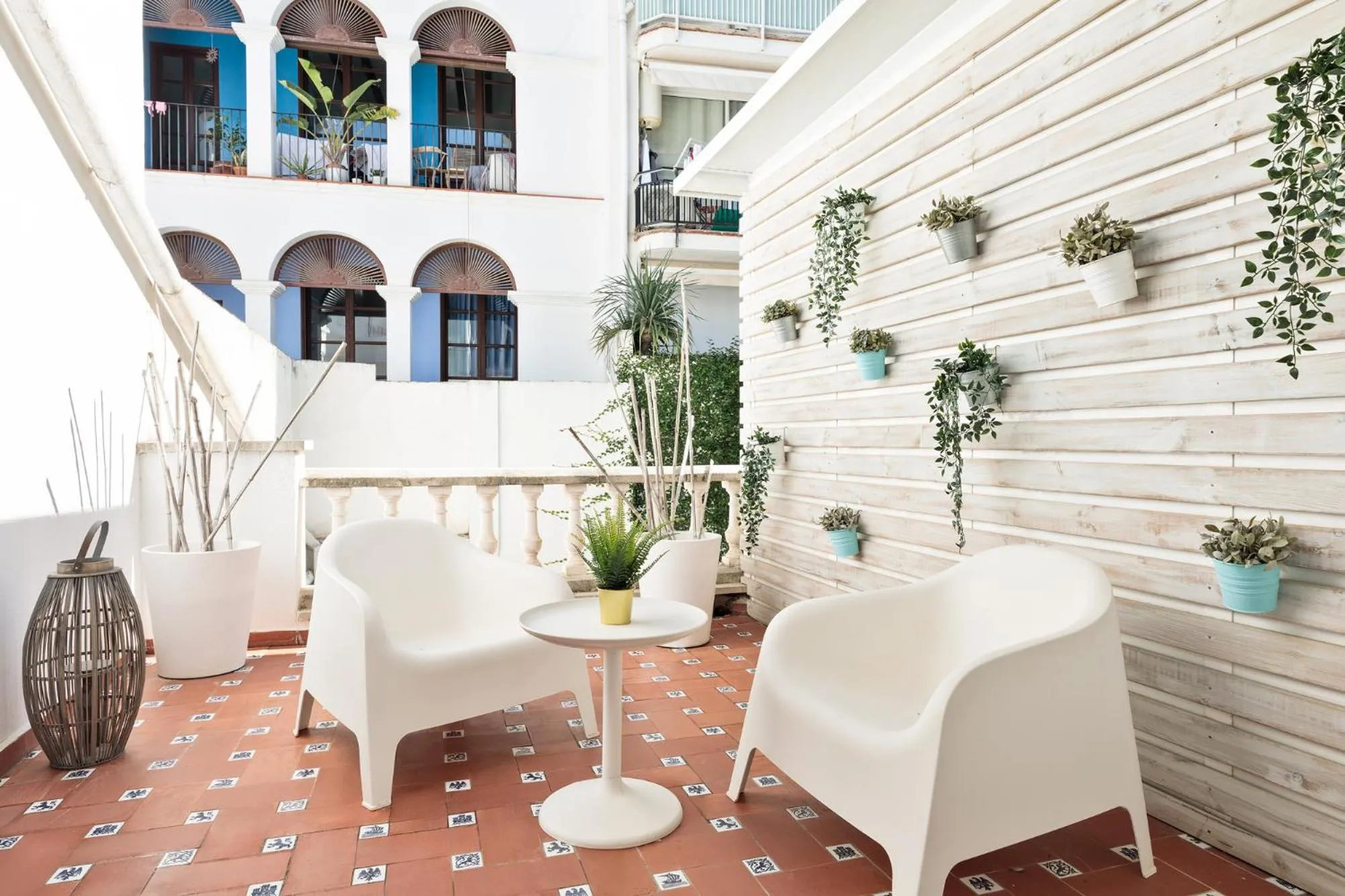 Balcony/Terrace in Sitges Group Blue&White