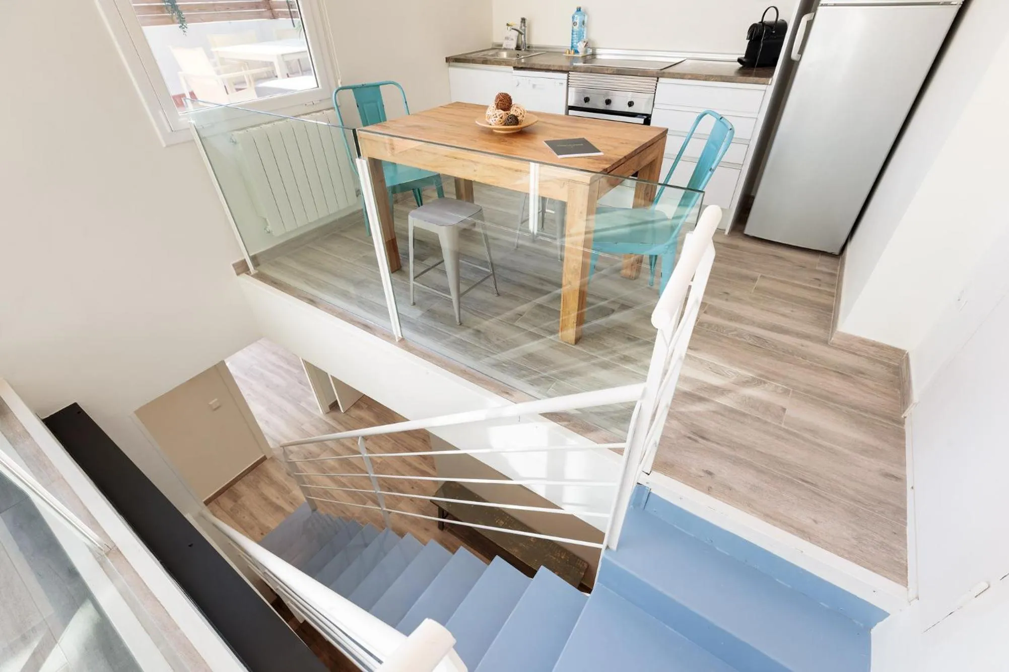 Kitchen or kitchenette in Sitges Group Blue&White