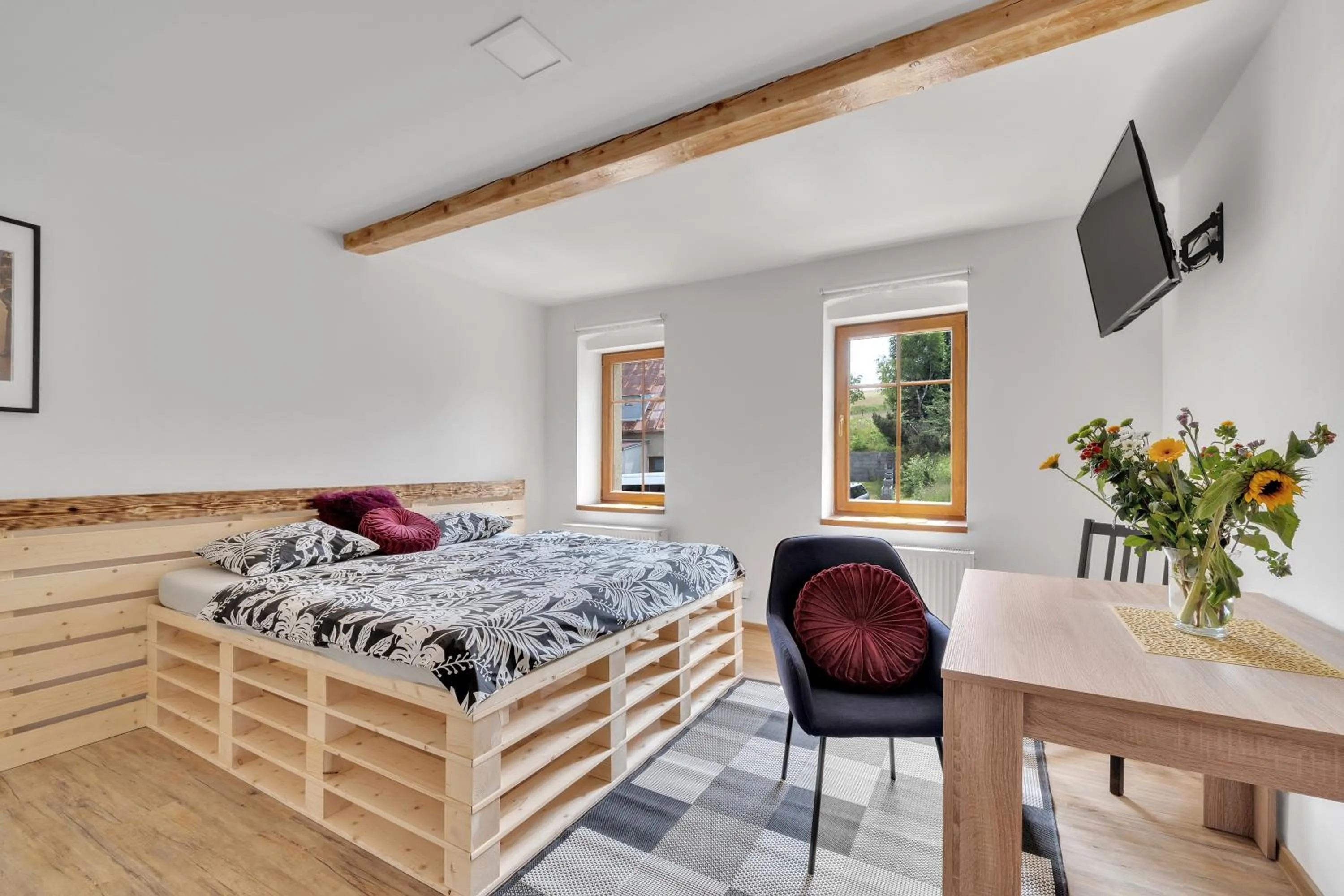 Bed in Joy Aparthotel Keilberg