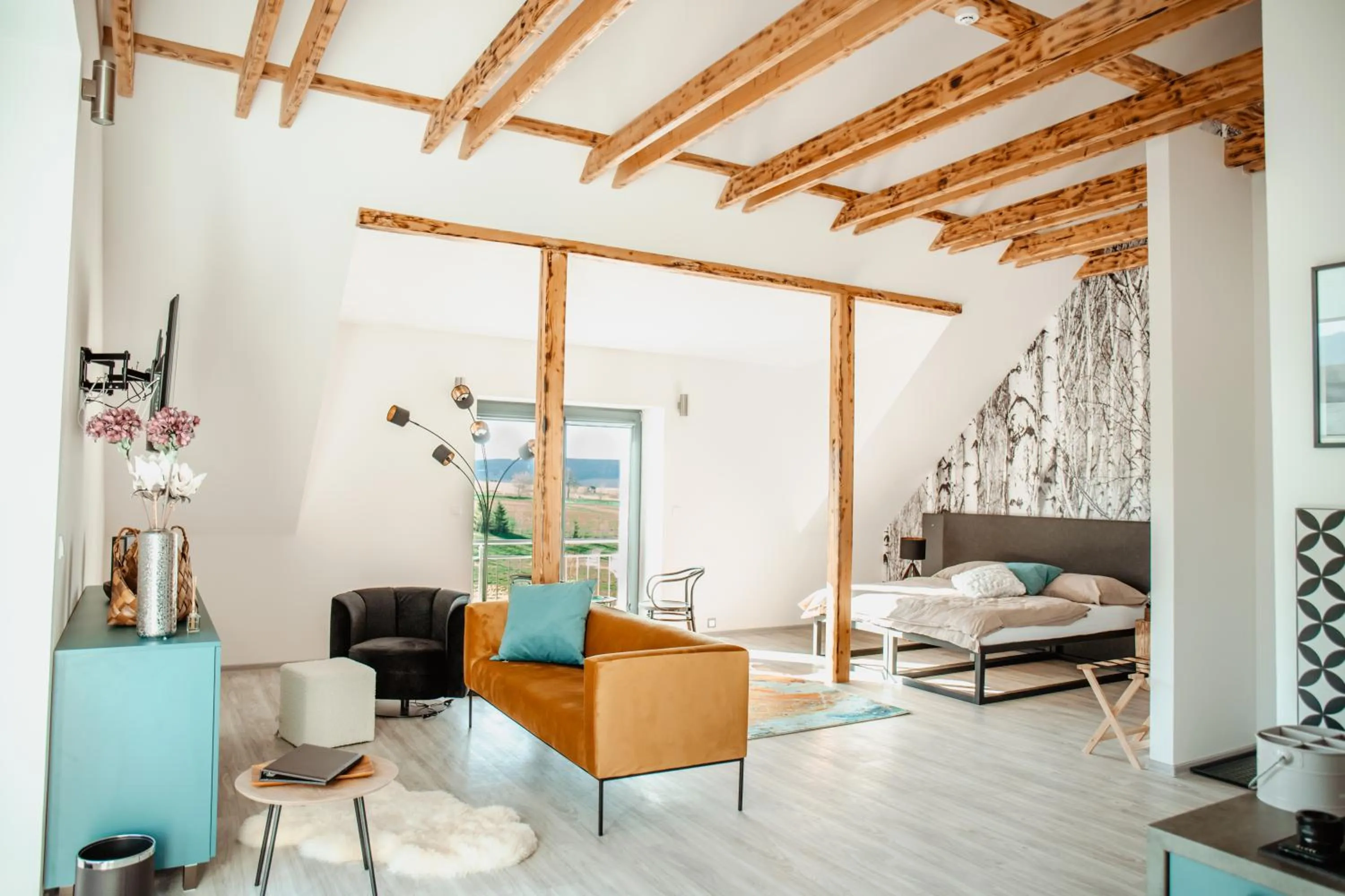 Bed in Joy Aparthotel Keilberg