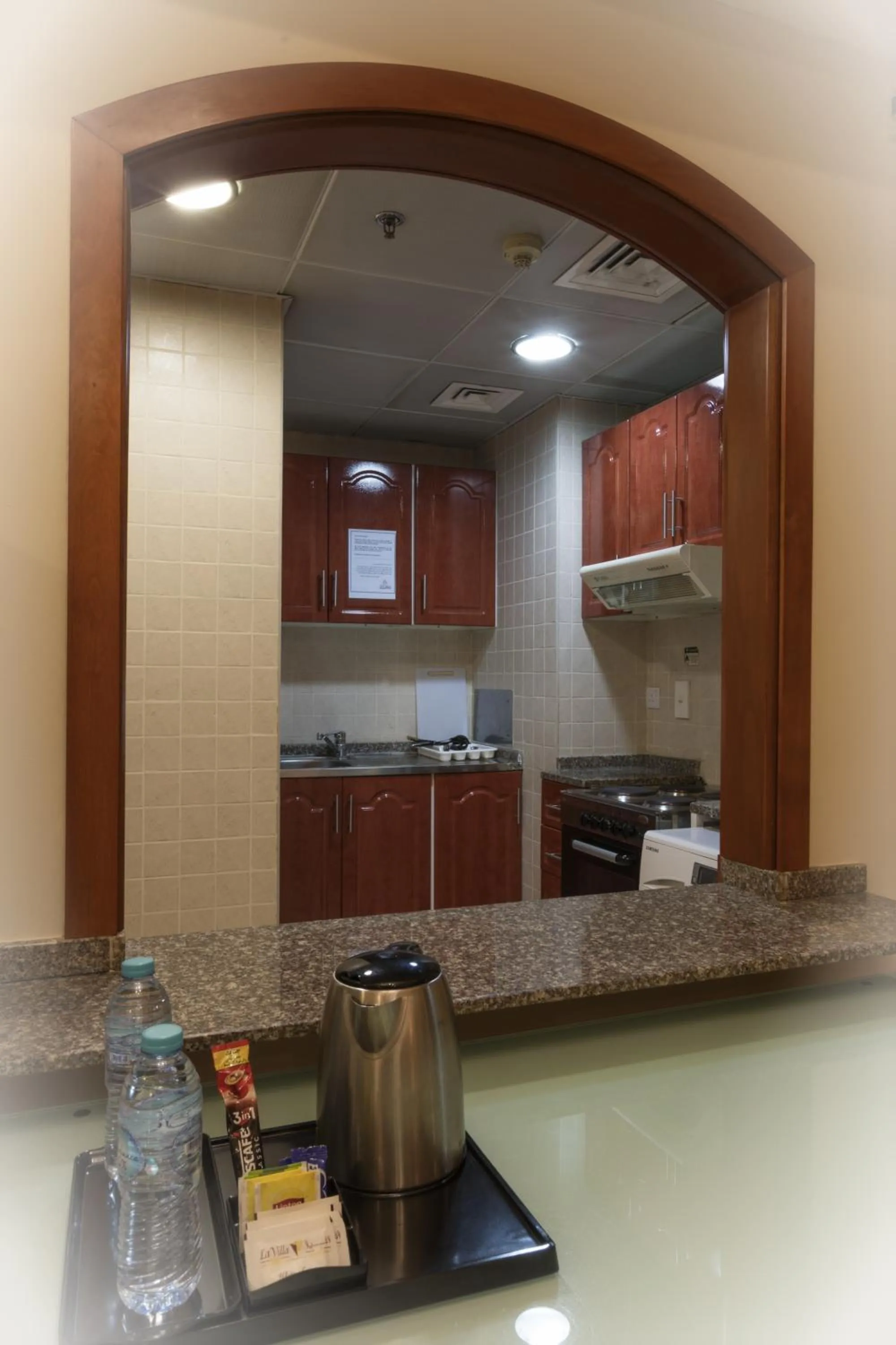 Kitchen or kitchenette in La Villa Najd Hotel Apartments