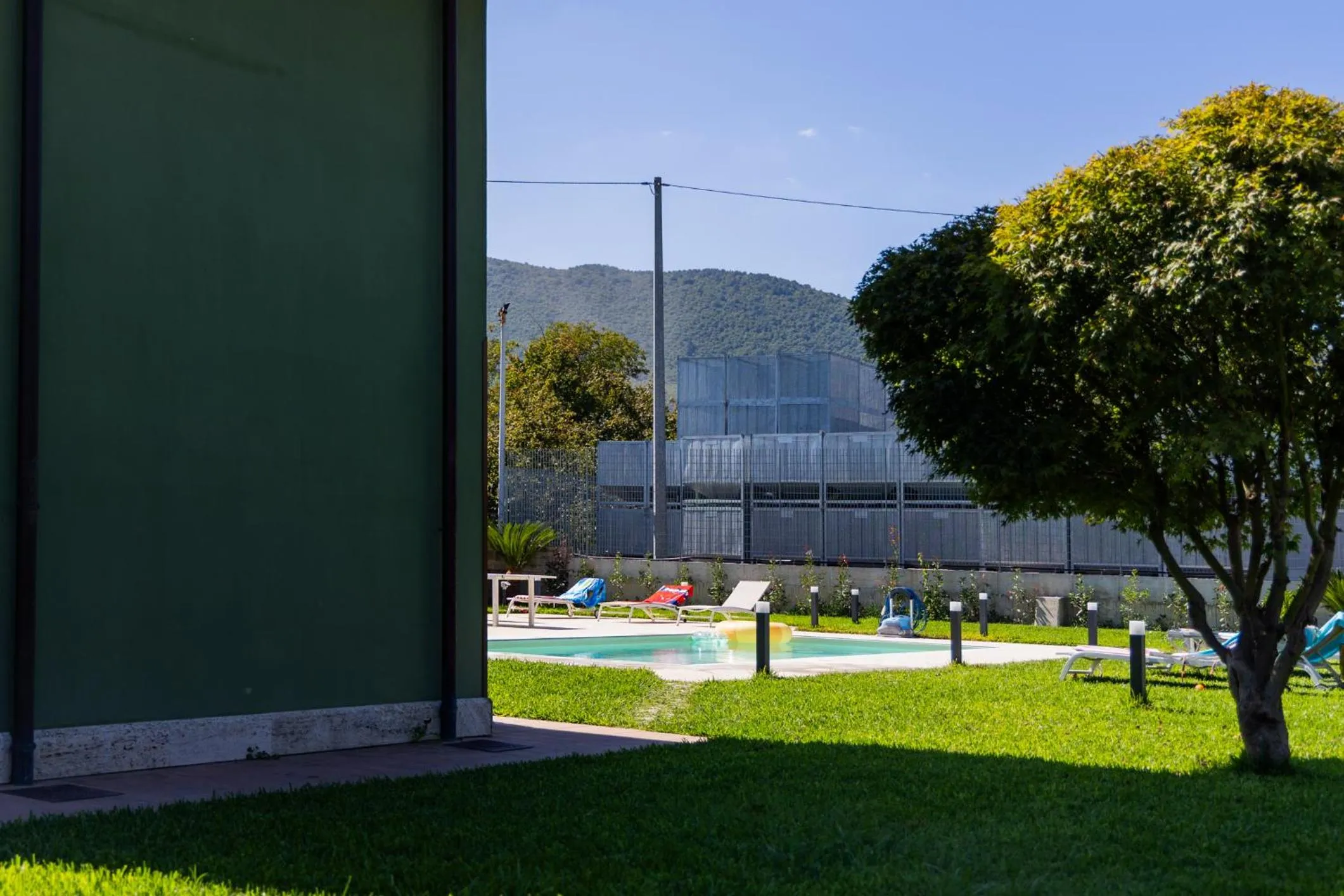 Pool view in Santa Maria Apartments