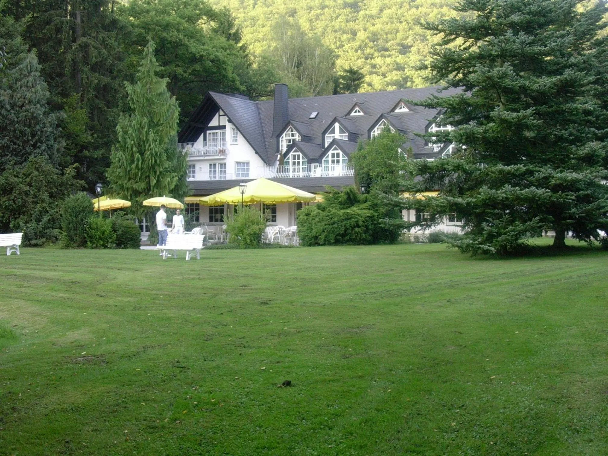 Garden view in Park Hotel am Schloss