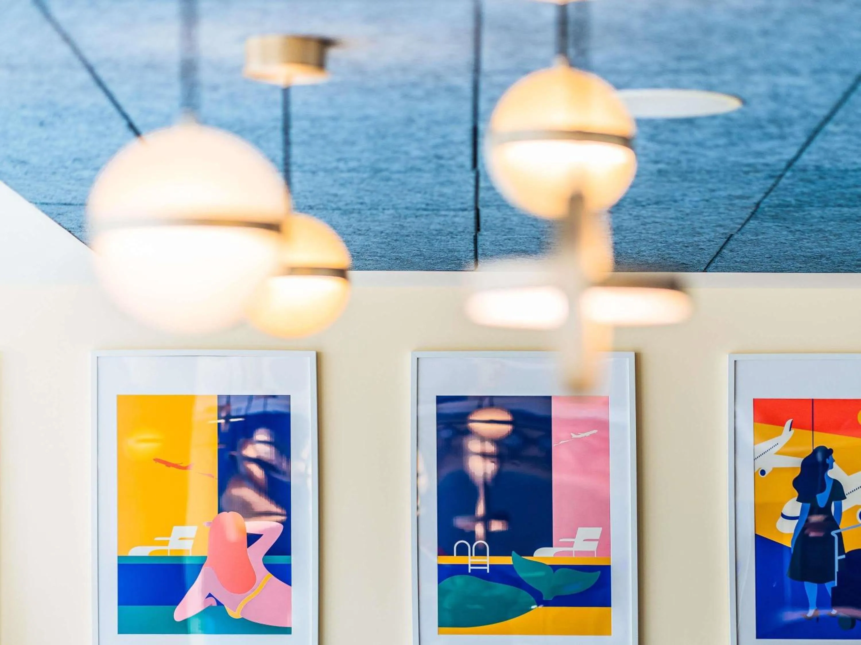 Lounge or bar in ibis Styles Nice Aéroport Arenas