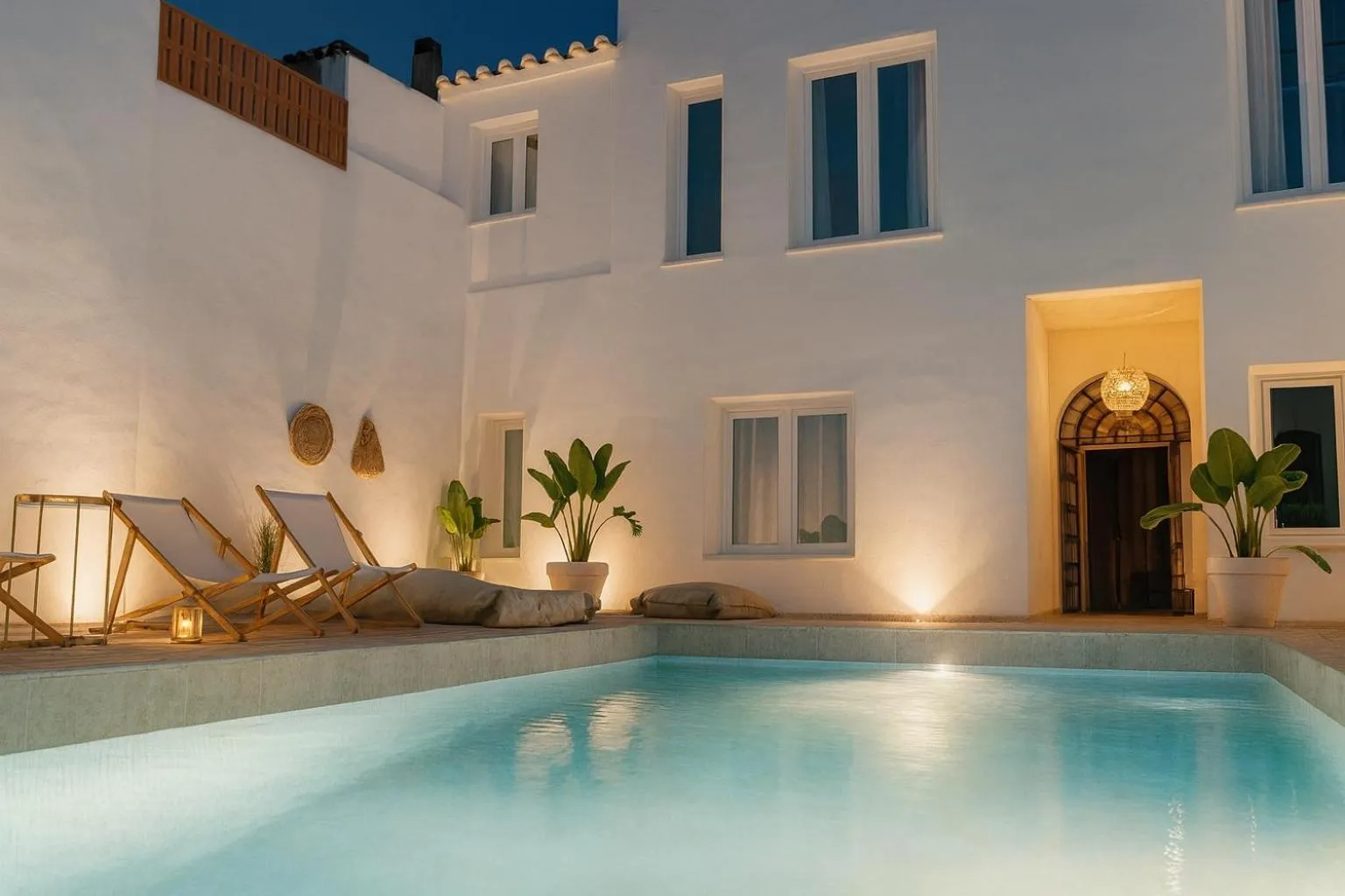 Swimming pool in Suites Alfonso X