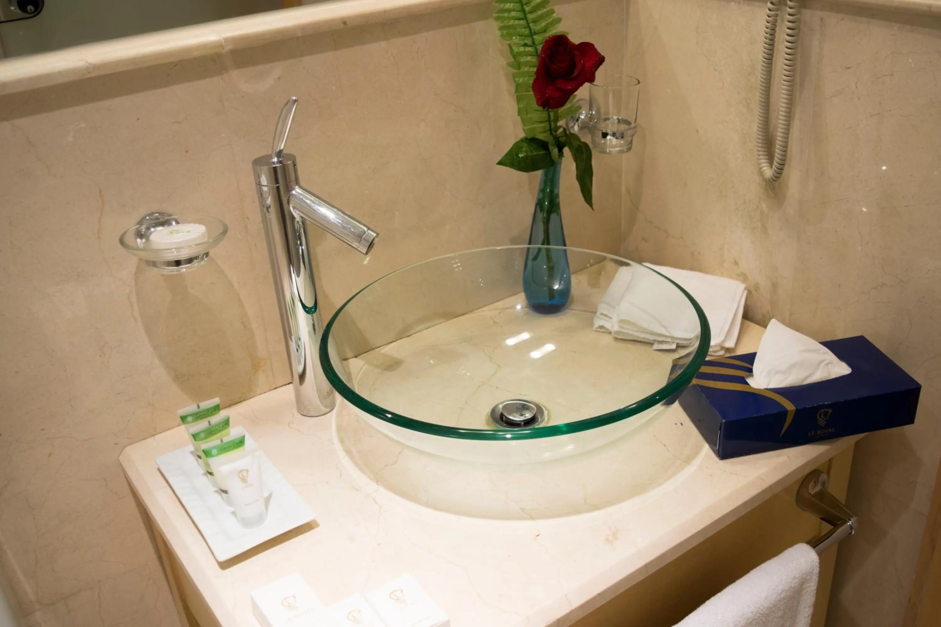 Bathroom in Le Royal Hotel