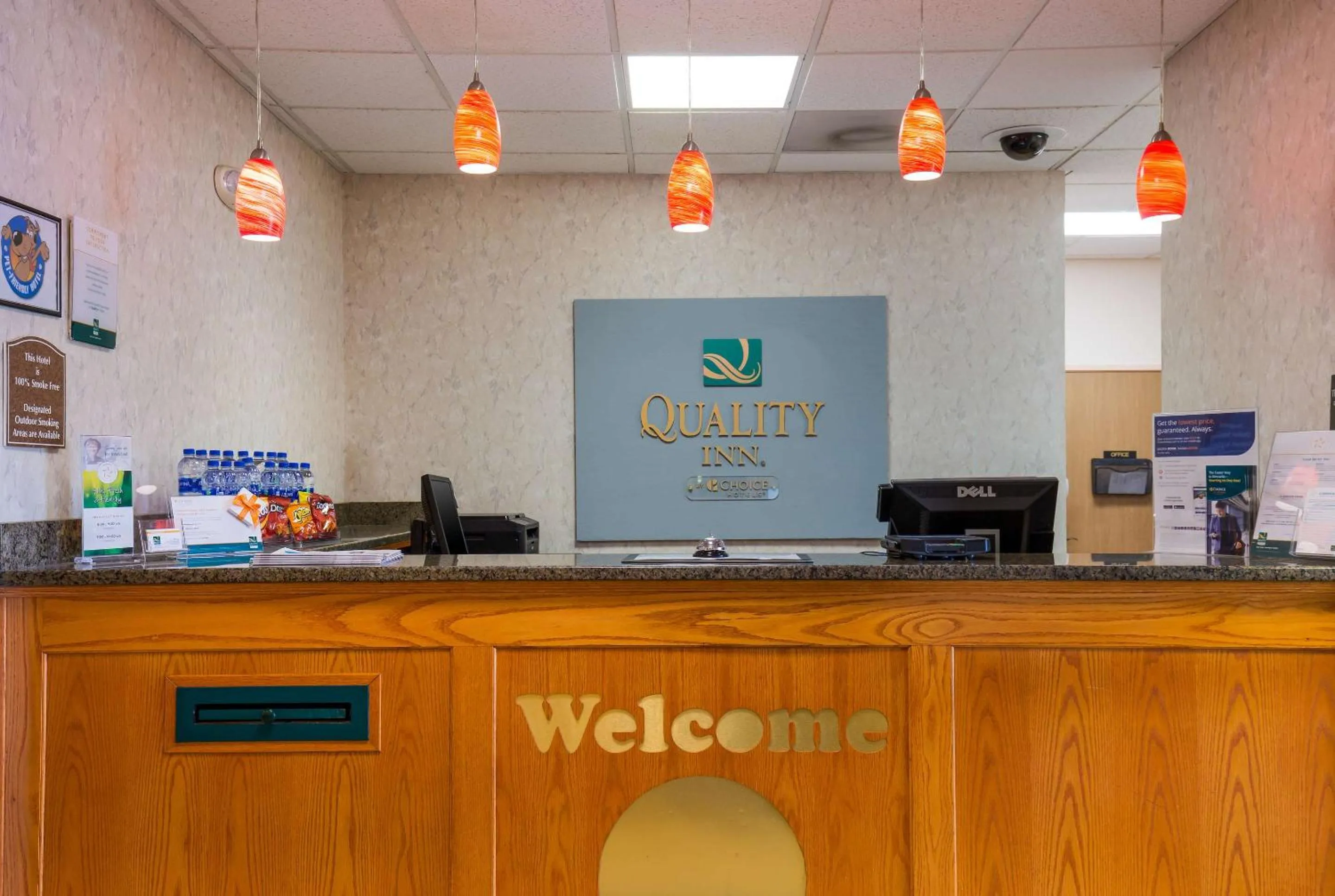Lobby or reception in Quality Inn I-70 Near Kansas Speedway