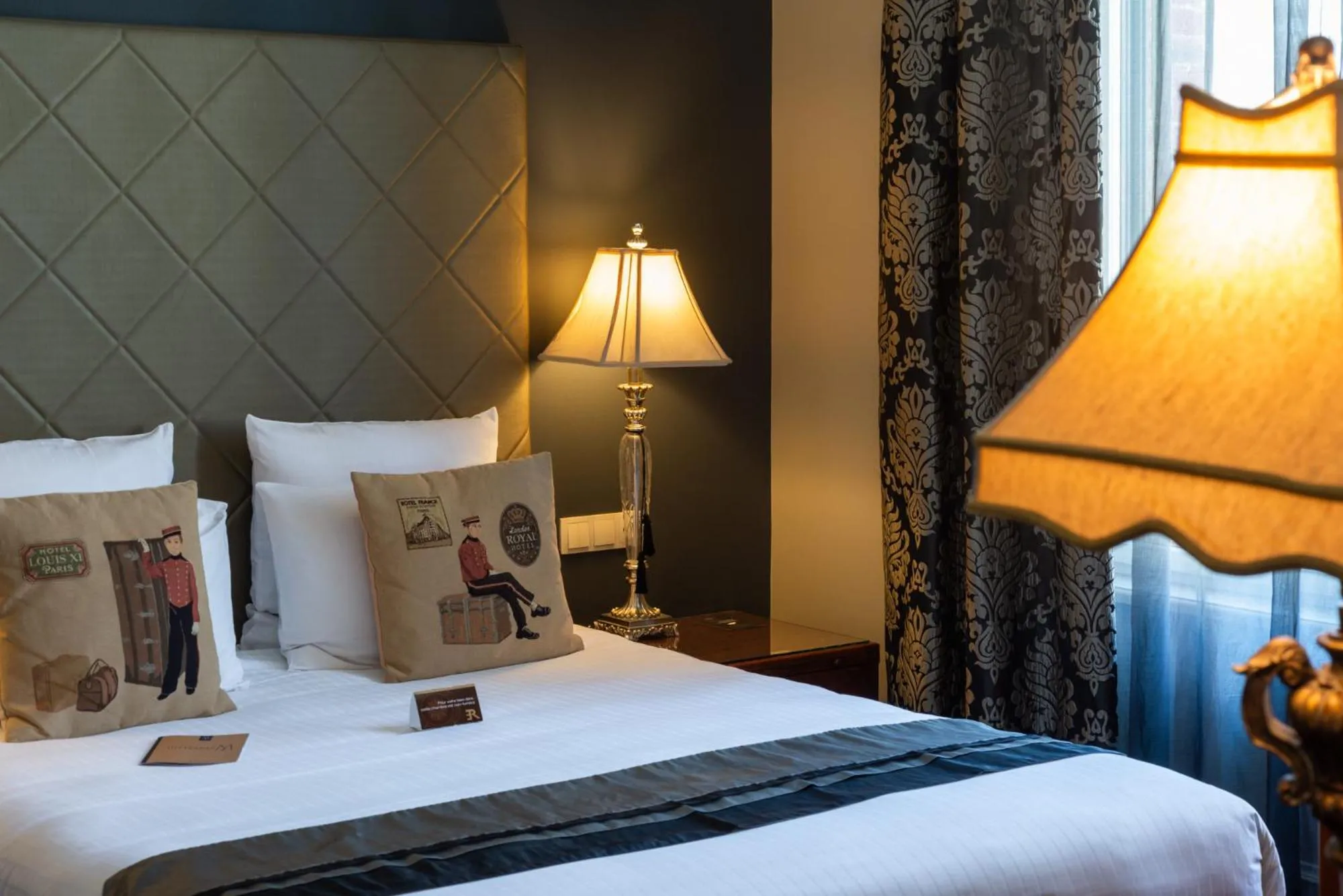 Bed in Royal Emeraude Hotel Dinard - MGallery Collection