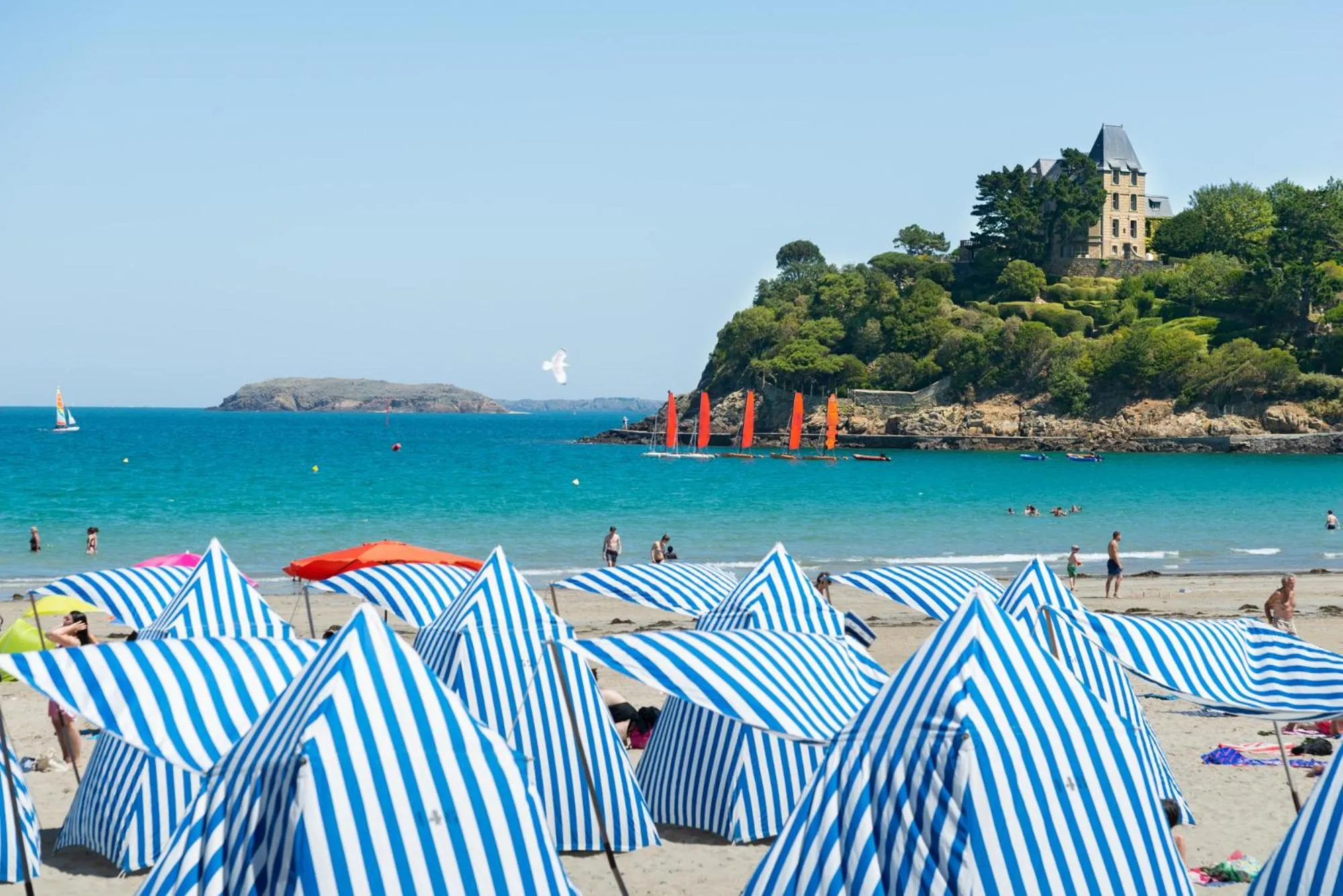 Beach in Royal Emeraude Hotel Dinard - MGallery Collection