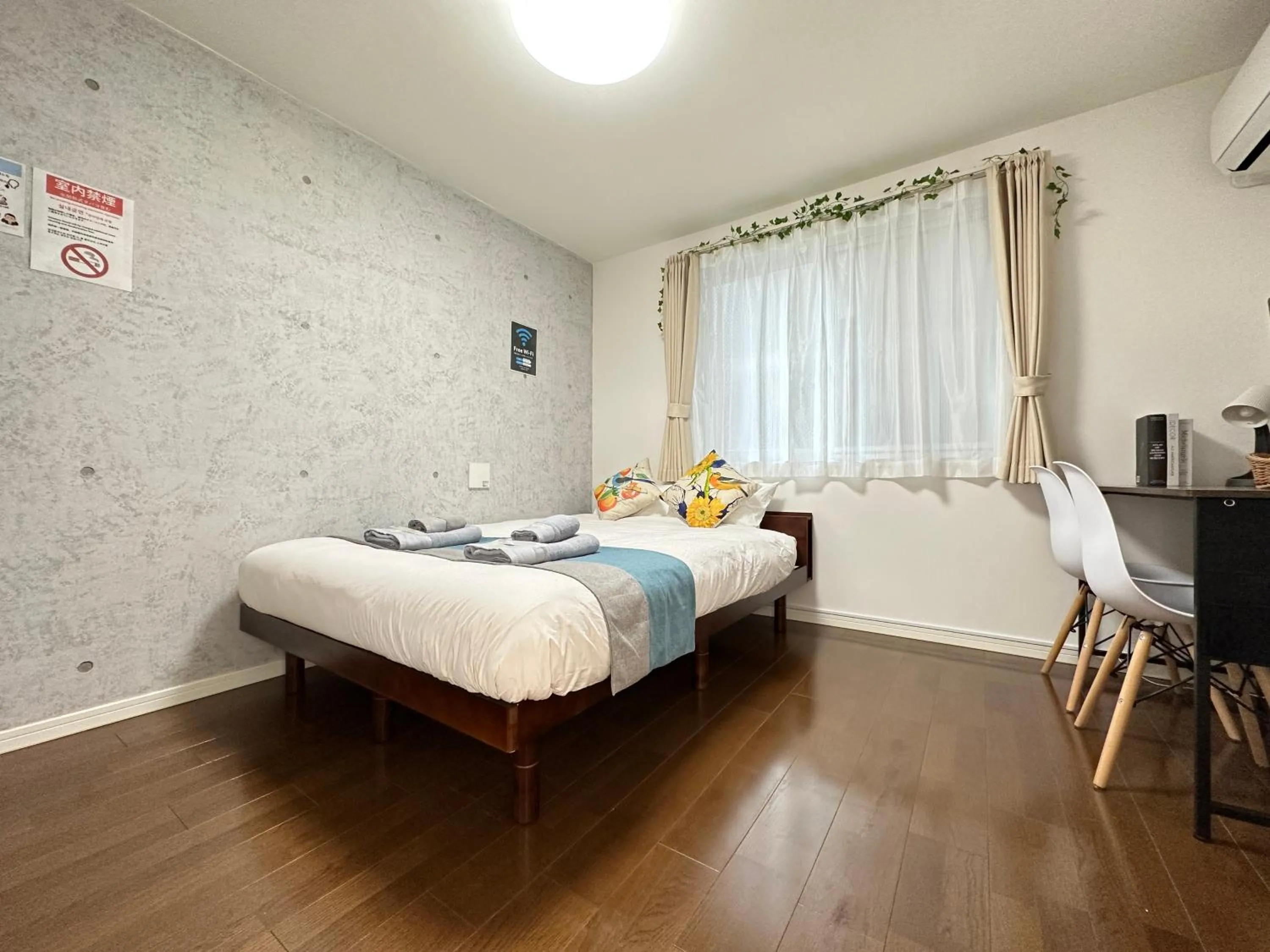 Bed in nestay inn tokyo ryogoku