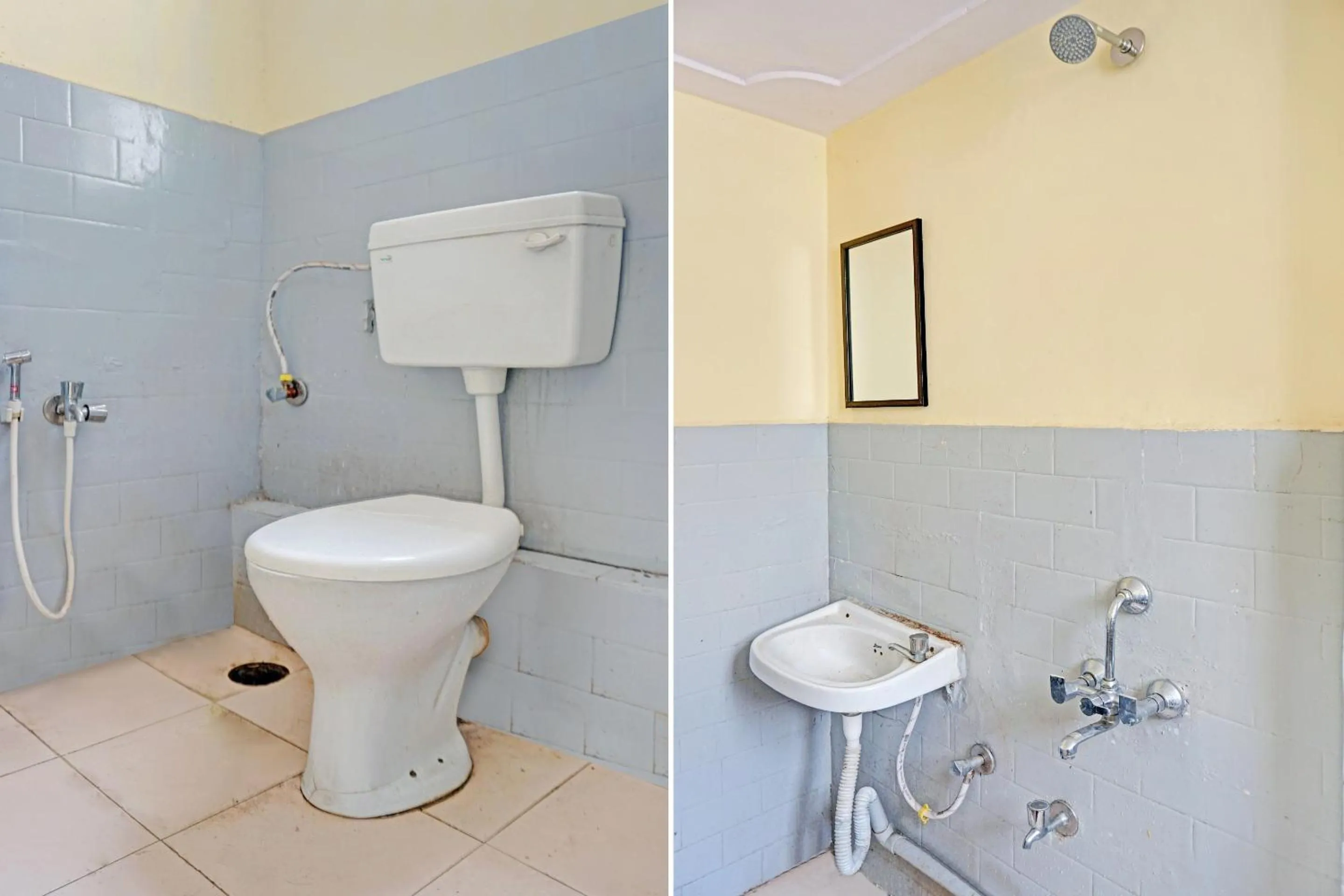 Bathroom in SPOT ON Hotel Prakash Residency, Near Hanuman Gym Ajmera Colony, Pimpri