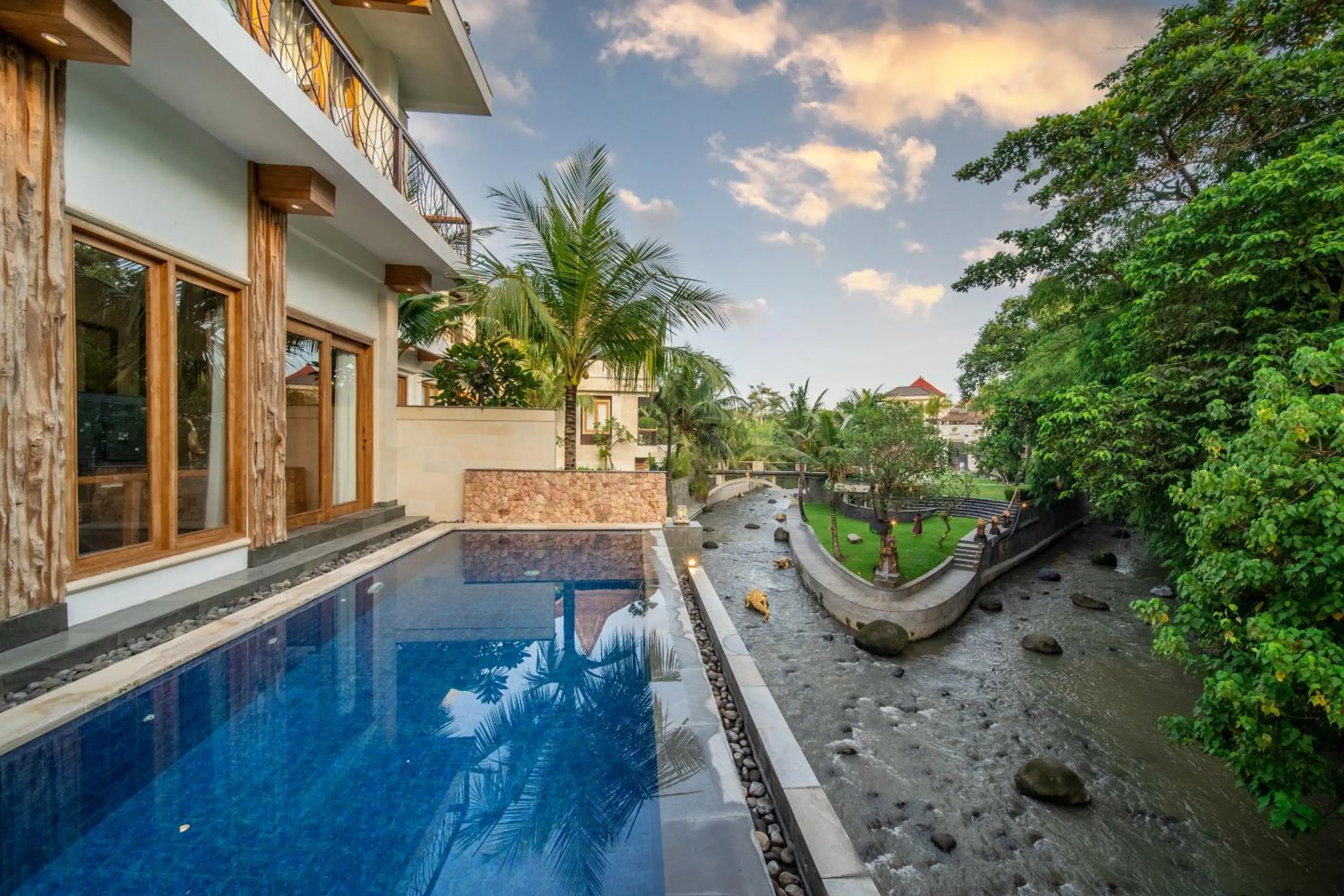 River view in Harsono Boutique Resort Bali