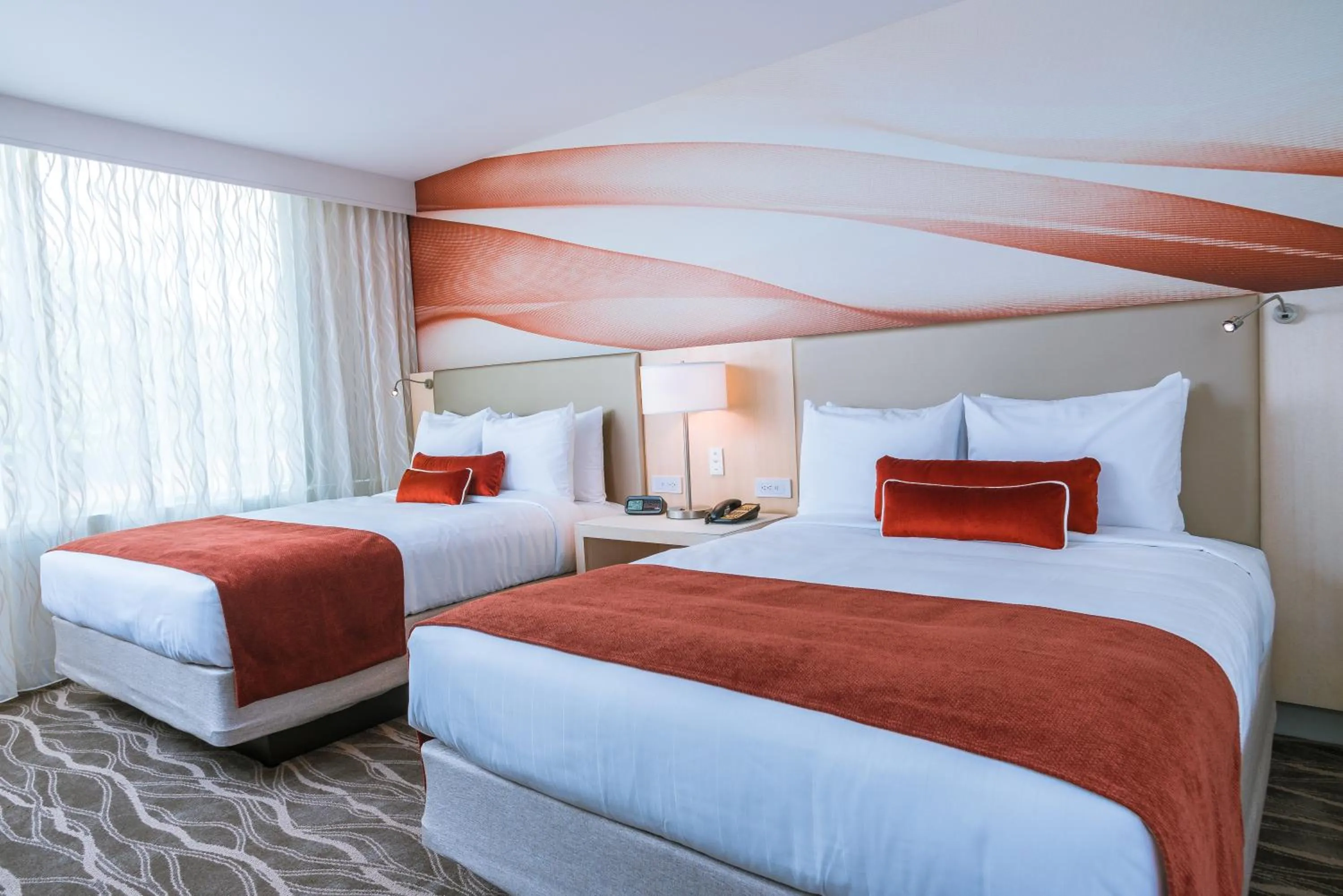 Bedroom, Bed in Mohegan Sun