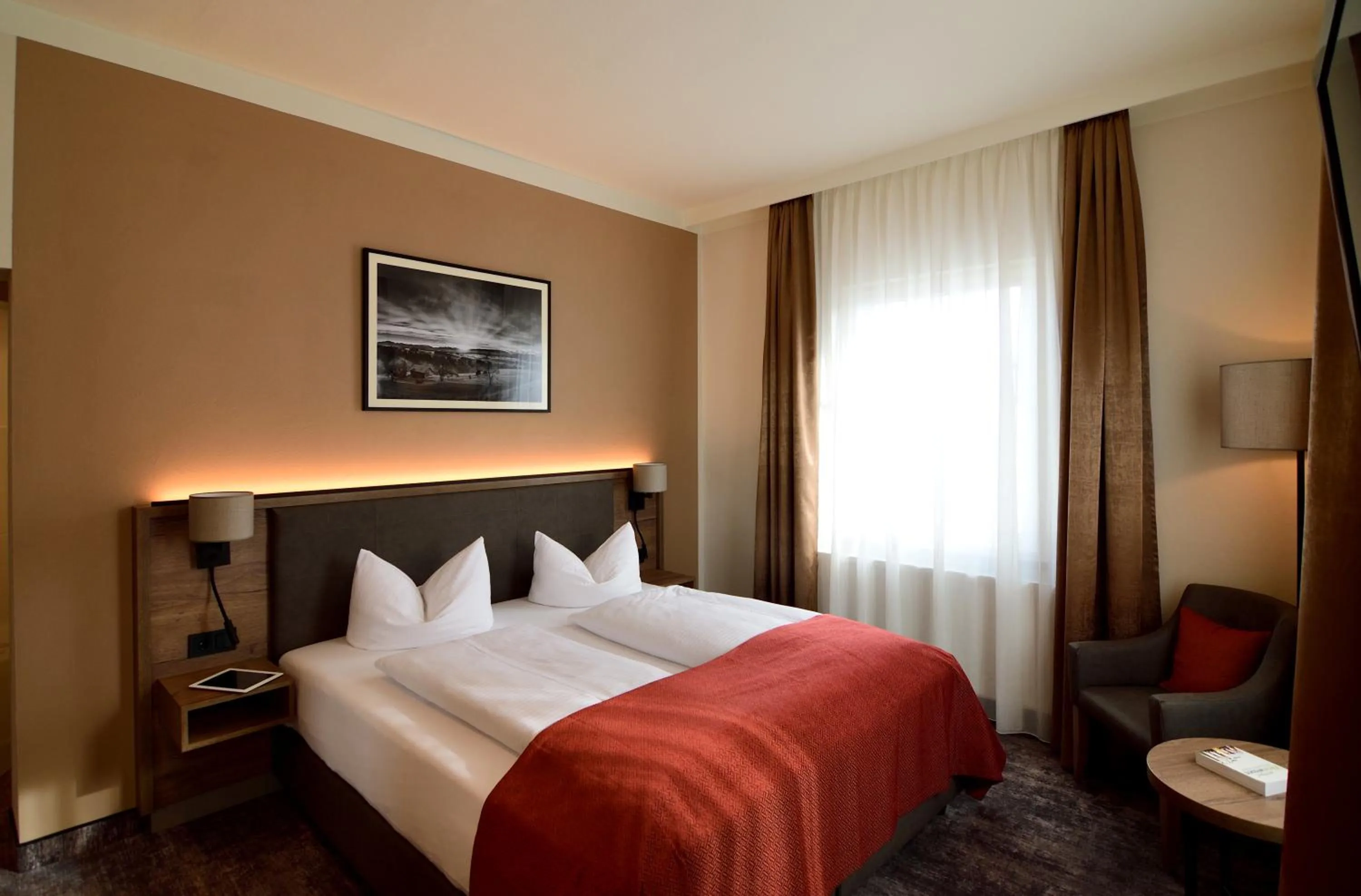 Photo of the whole room, Bed in Lindenberger Hof