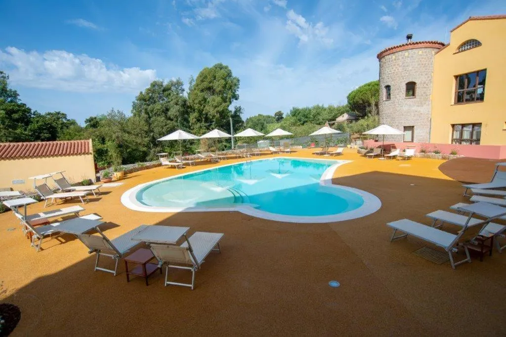 Pool view in S'ena Hotel