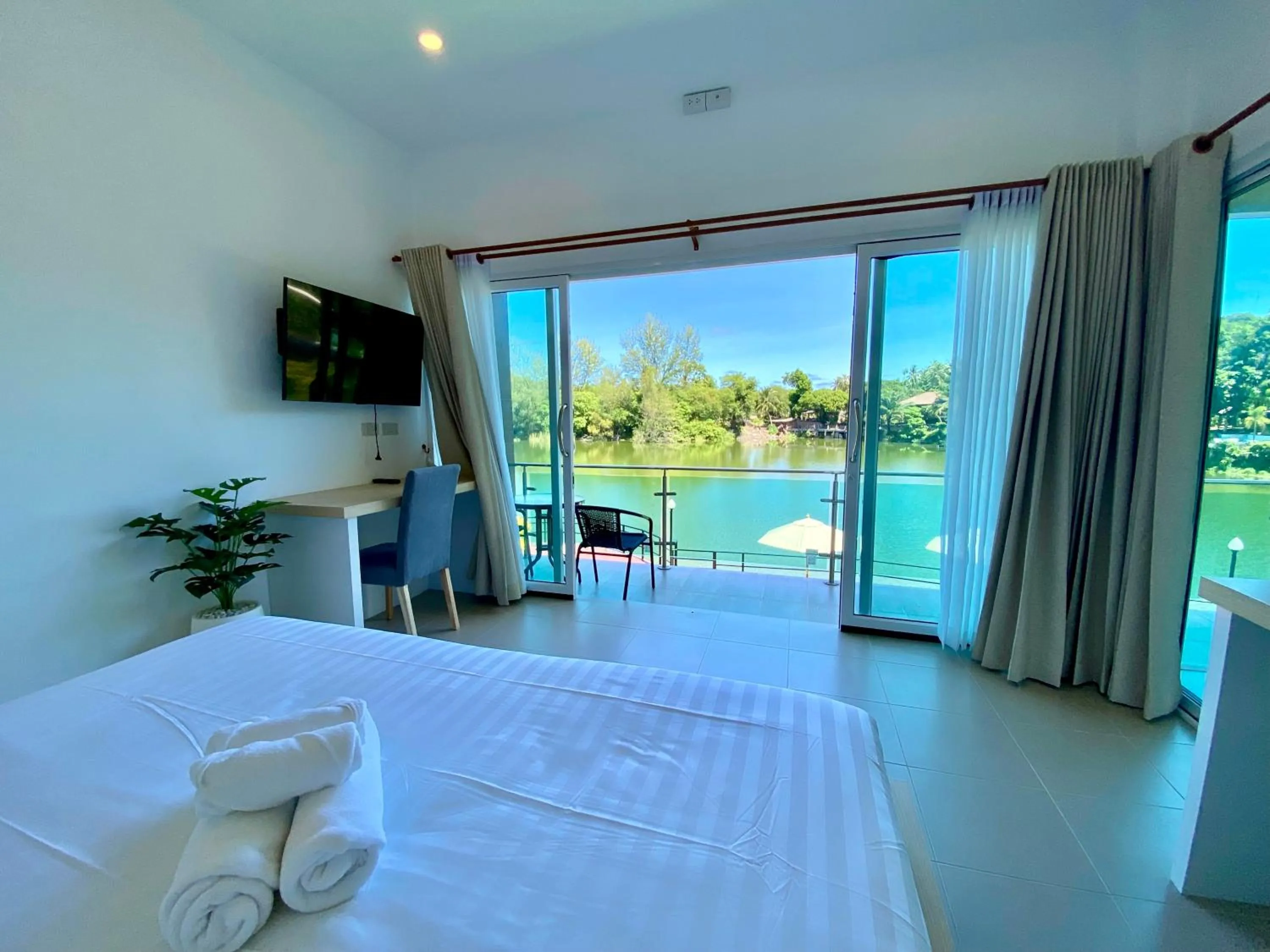 View (from property/room), Bed in Pure Laguna Residence by Nice Sea Resort