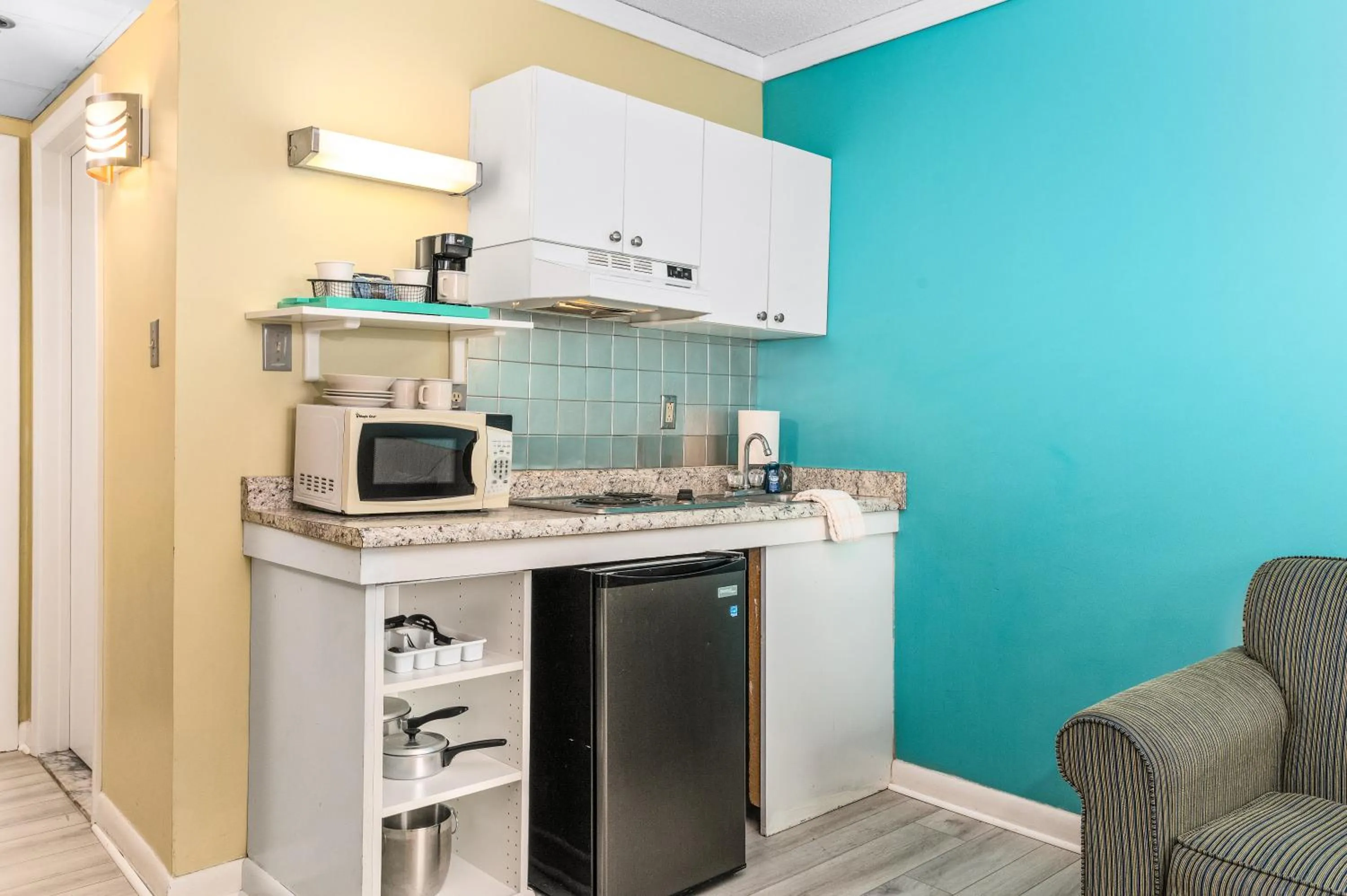 kitchen in Cayman Suites Hotel