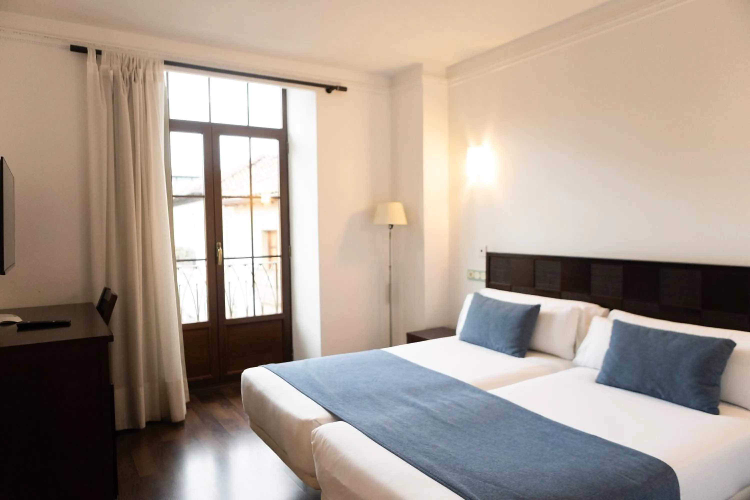 Bed in Hotel Rincón del Conde