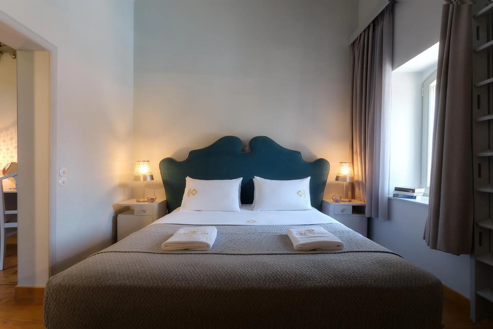 Bed in Eressian Hotel & Hammam Spa