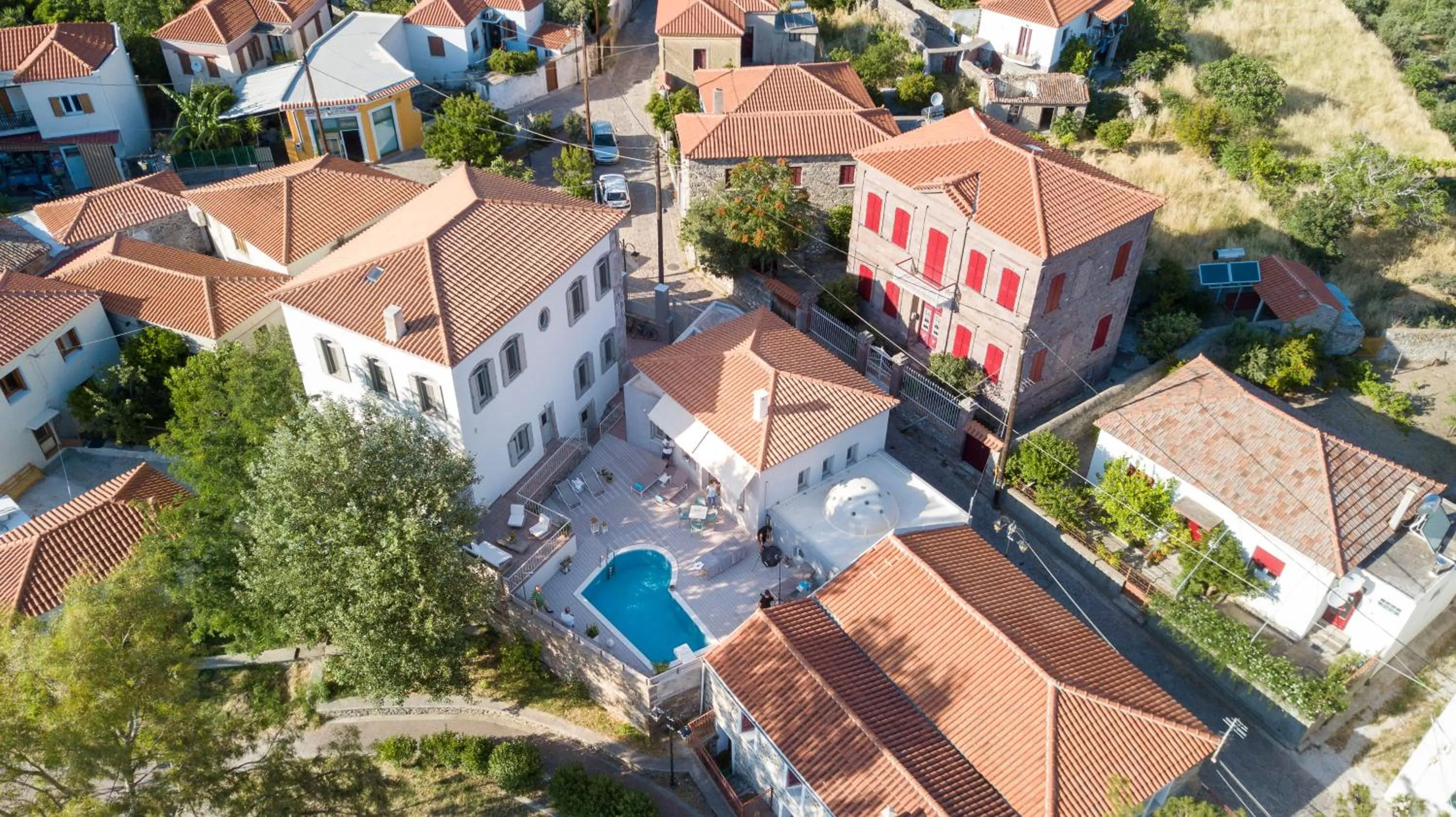 Bird's eye view in Eressian Hotel & Hammam Spa