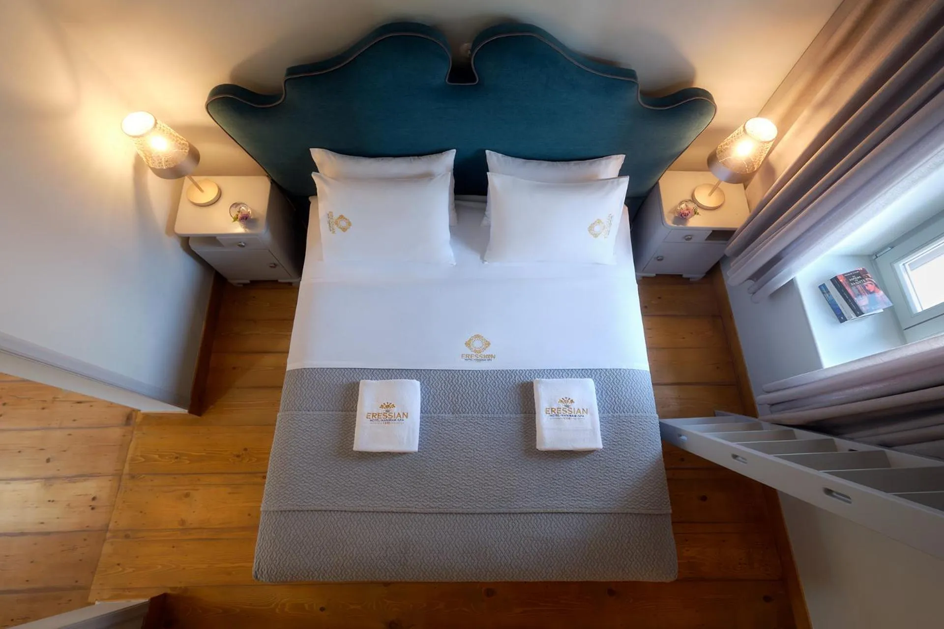 Bed in Eressian Hotel & Hammam Spa