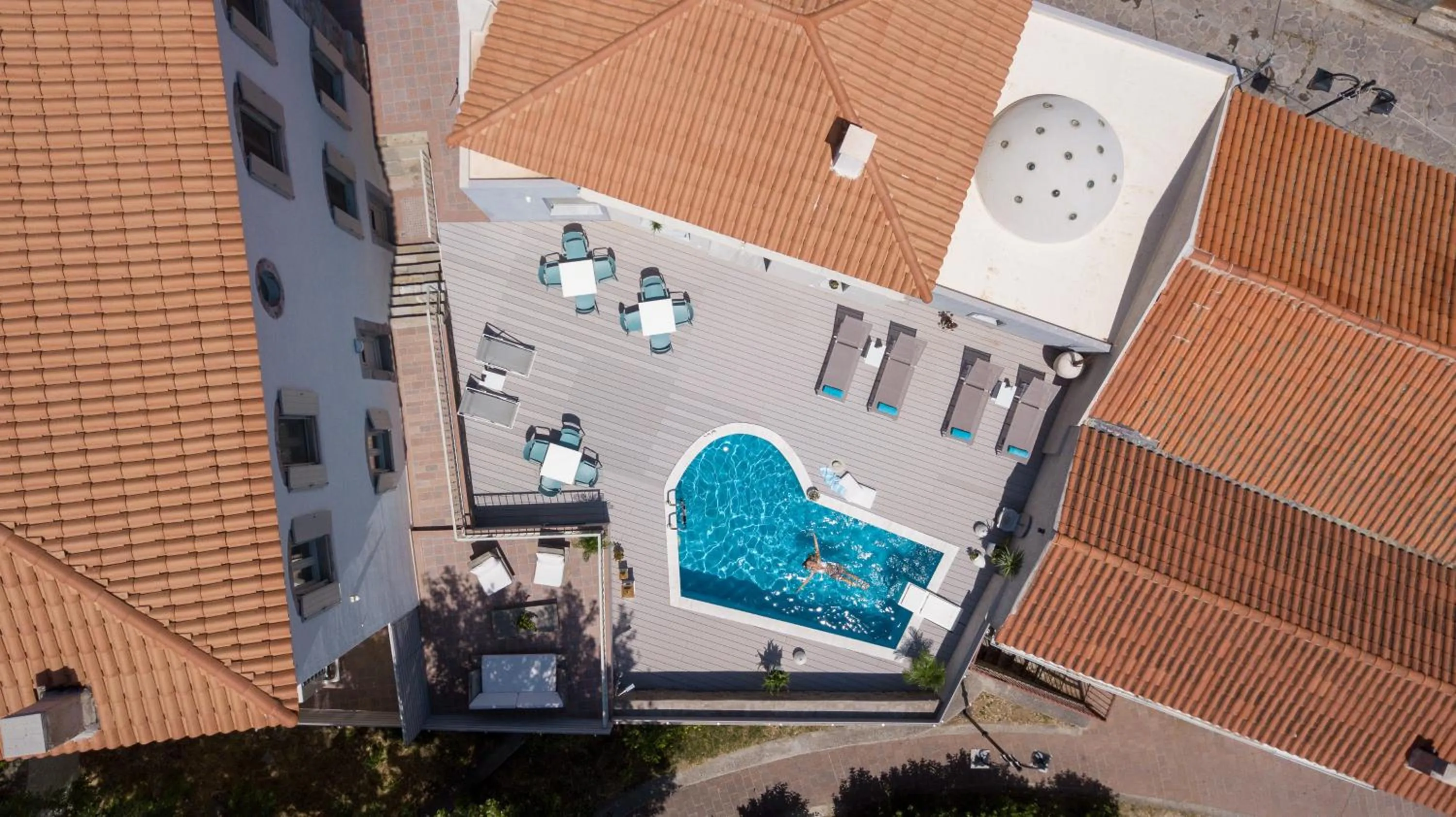 Bird's eye view in Eressian Hotel & Hammam Spa