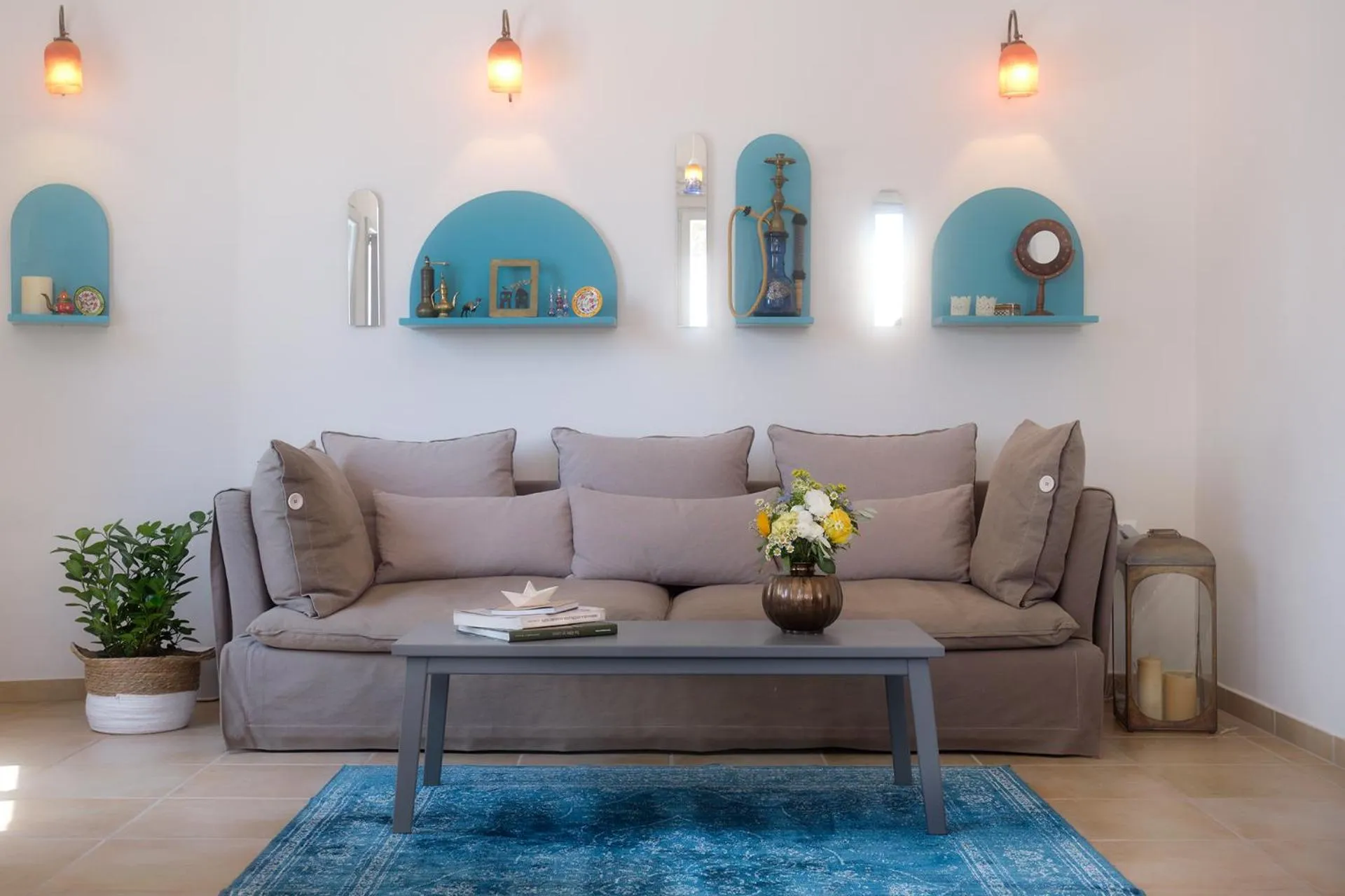 Living room in Eressian Hotel & Hammam Spa