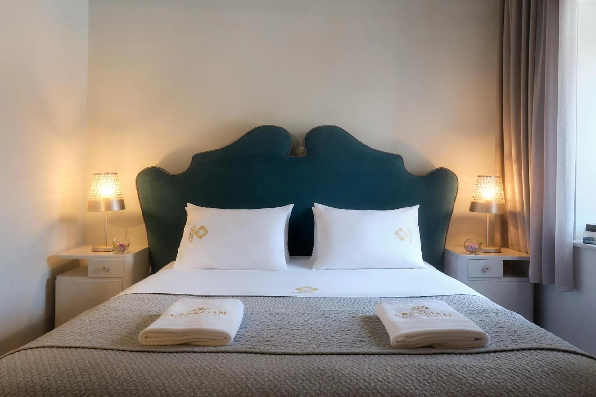 Bed in Eressian Hotel & Hammam Spa