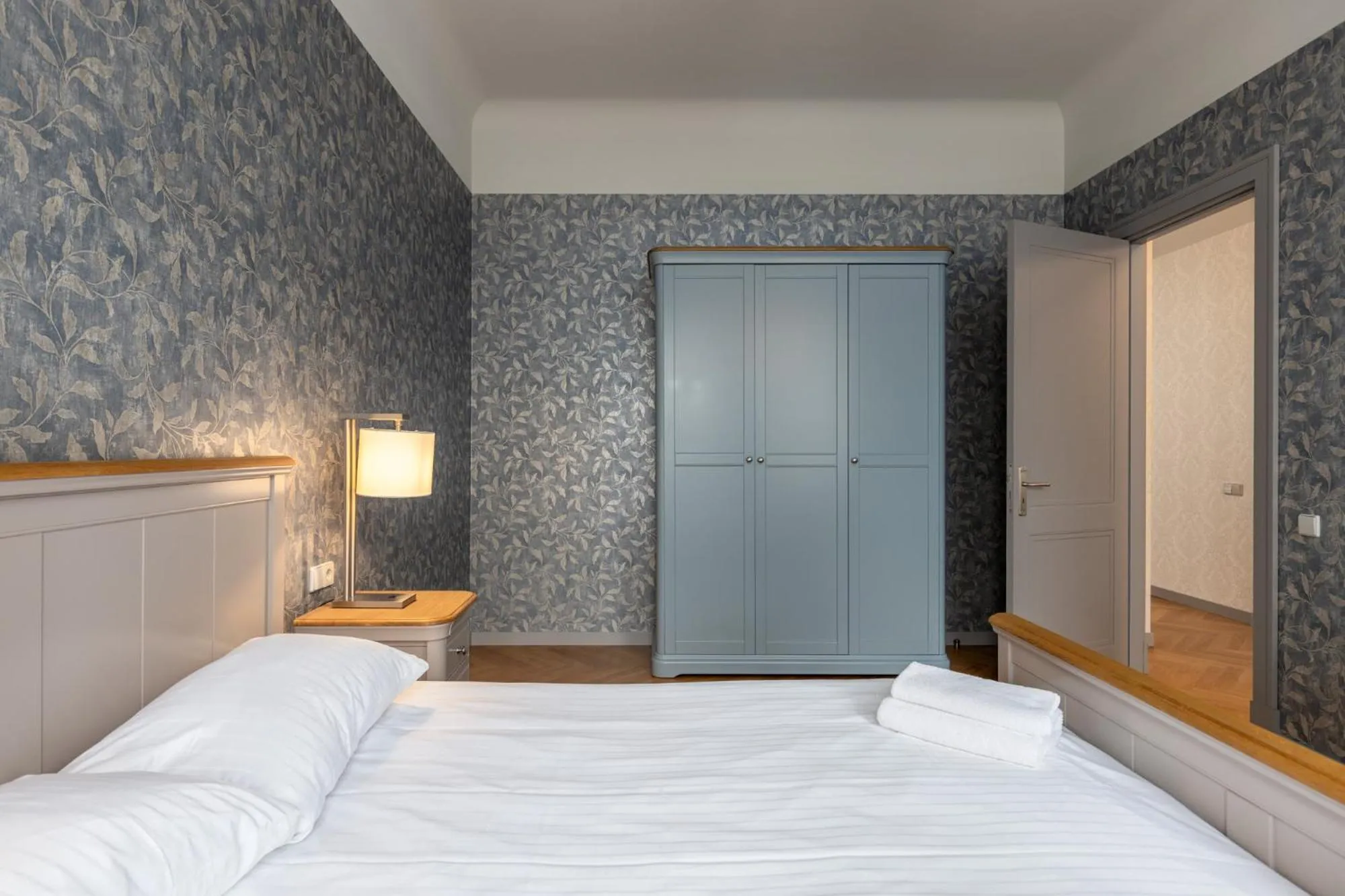 Bed in Roze Republikas Apartments