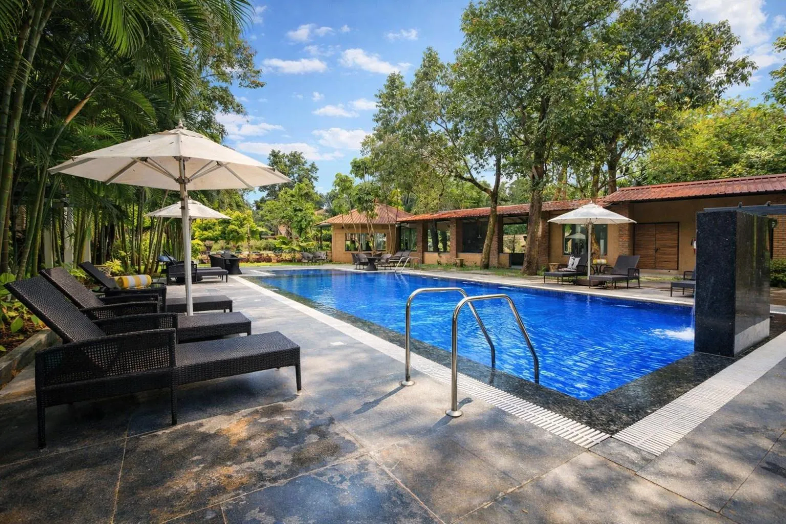 Swimming pool in Regenta Jungle Resort Kabini Springs