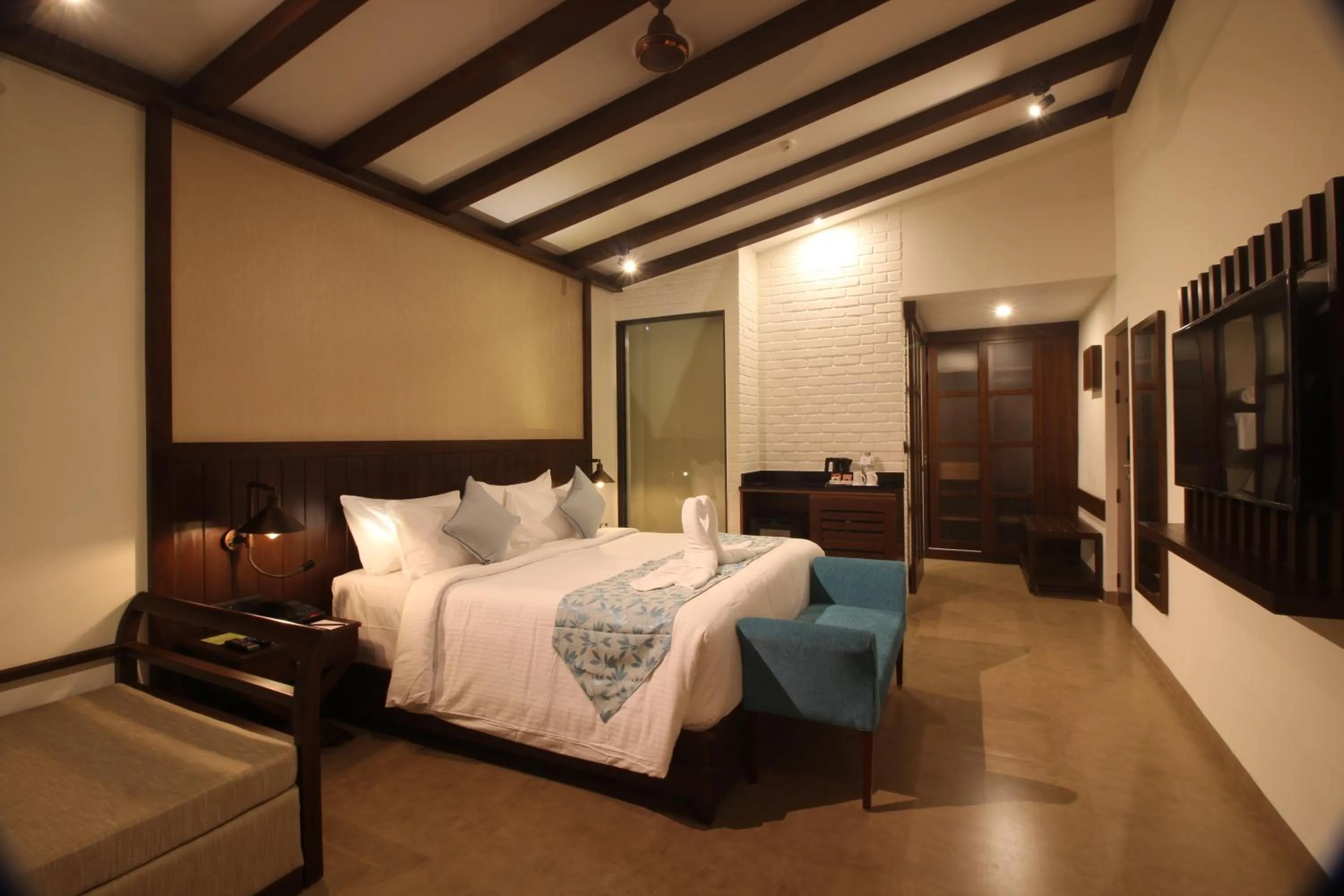 Photo of the whole room, Bed in Regenta Jungle Resort Kabini Springs