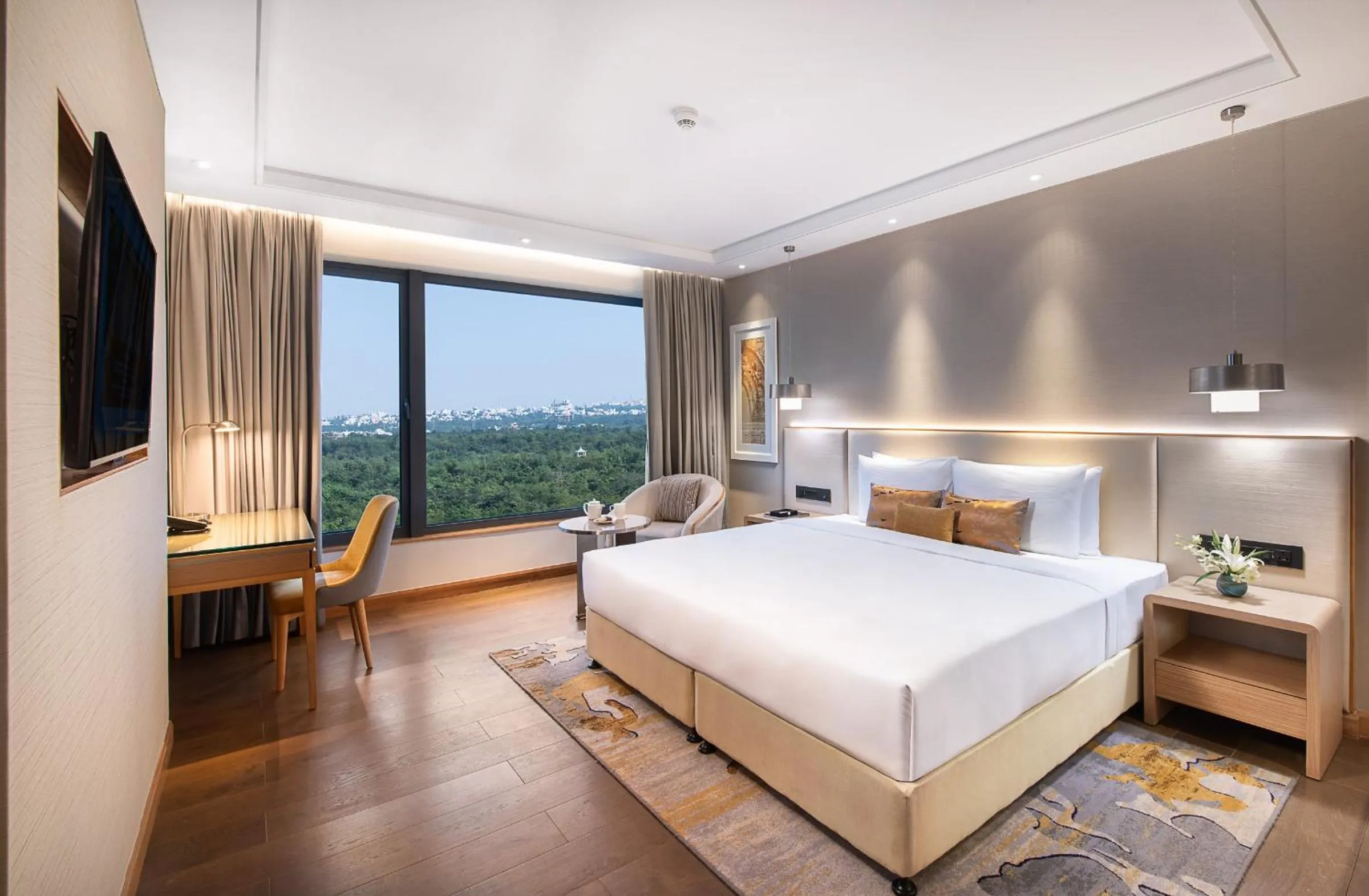 Bed in Vivanta Bhubaneswar DN Square