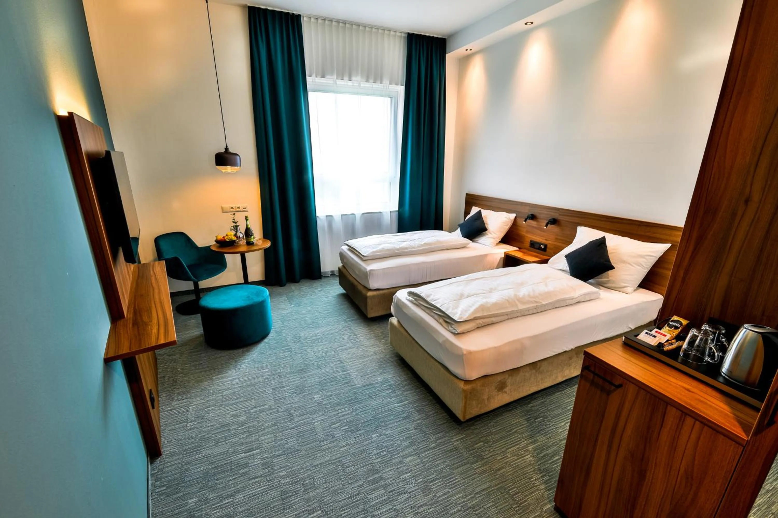Photo of the whole room, Bed in Hotel Das Zeit