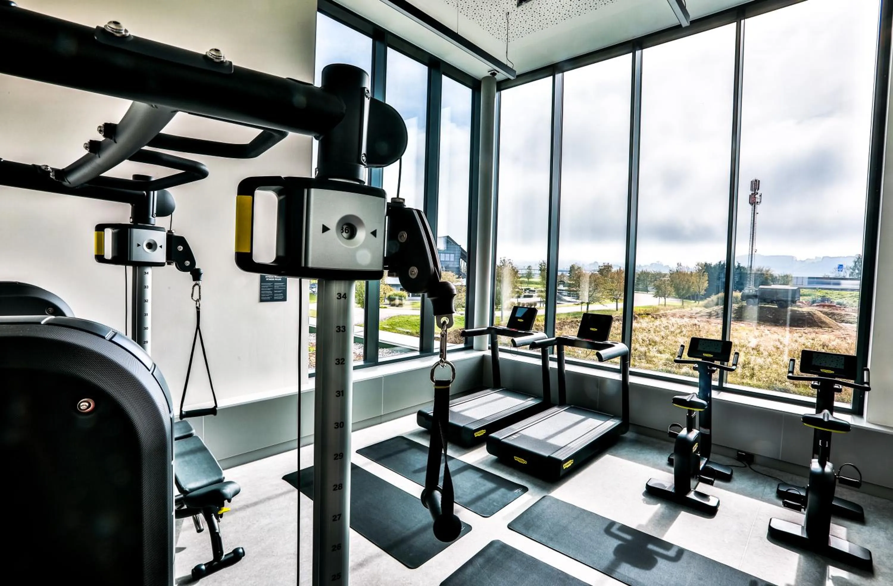 Fitness centre/facilities in Hotel Das Zeit