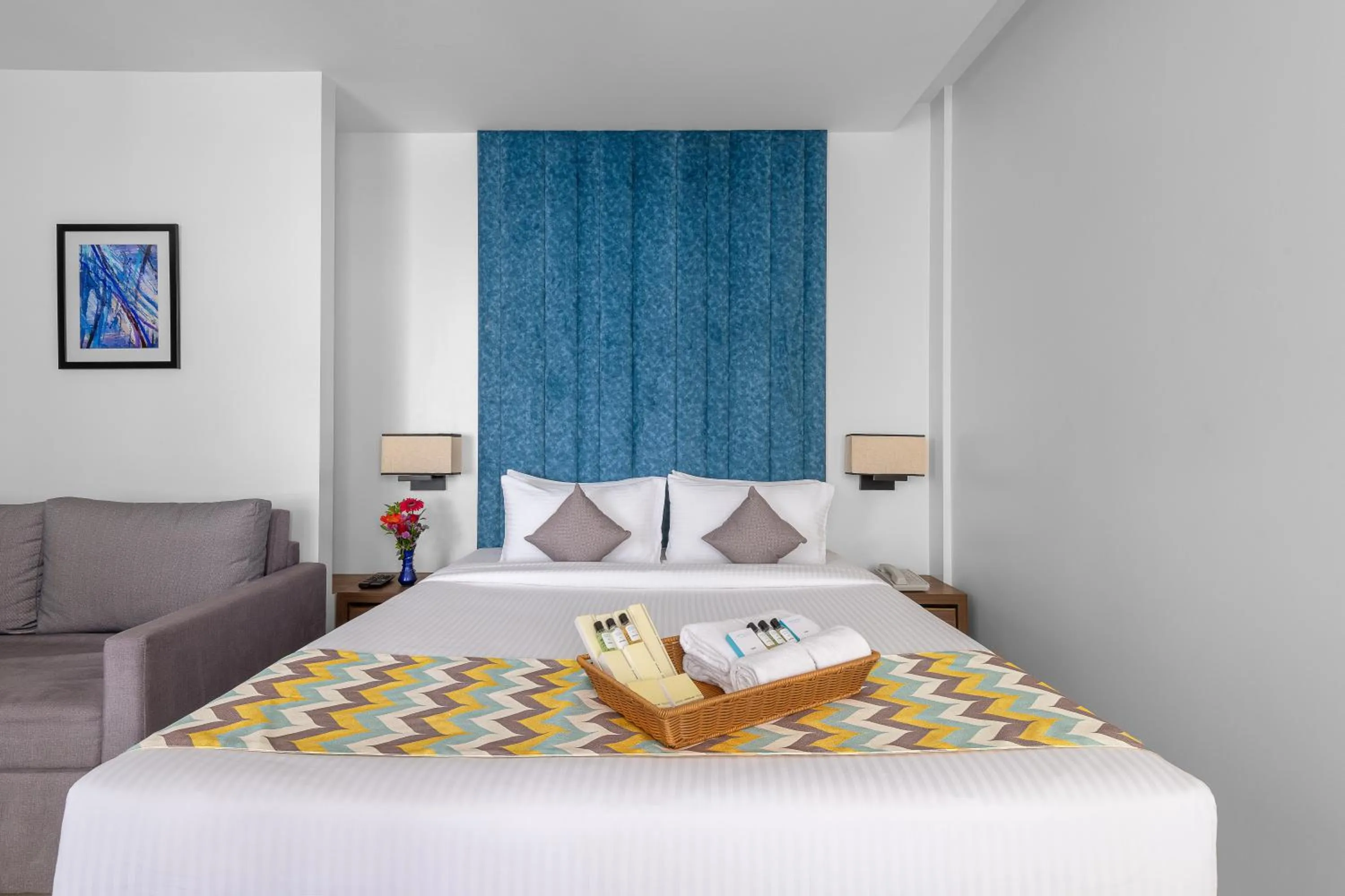 Bed in Sapphire Boutique Hotel