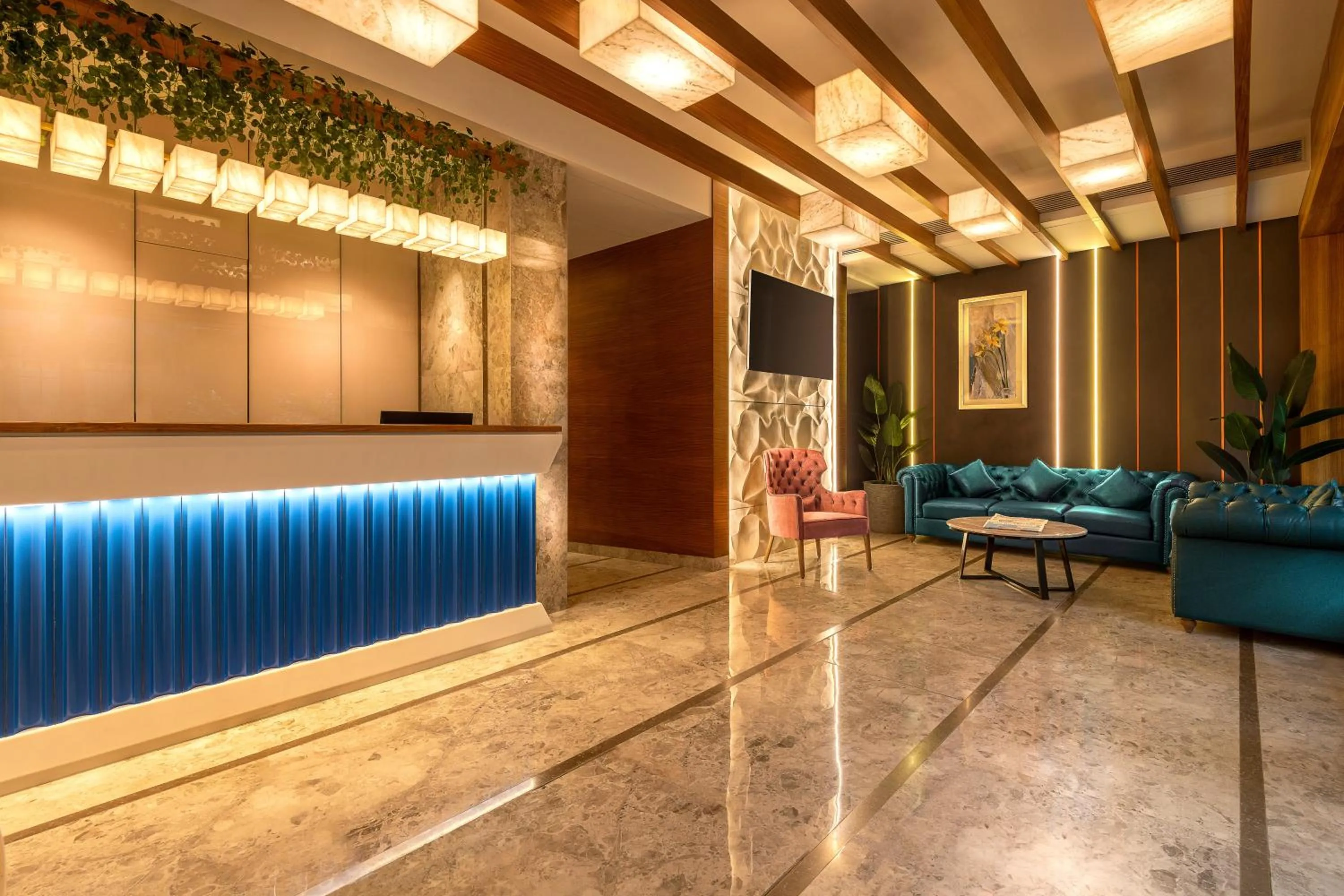 Lobby or reception in Sapphire Boutique Hotel