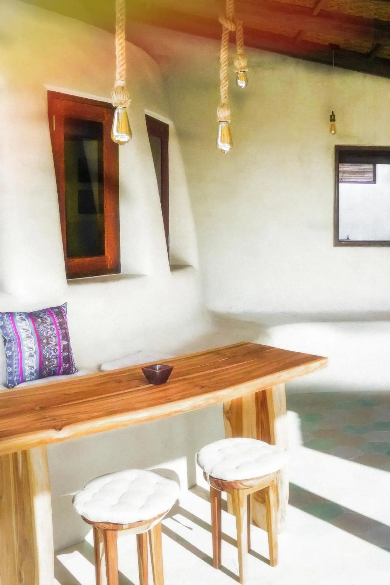 Seating area in Dome Lombok