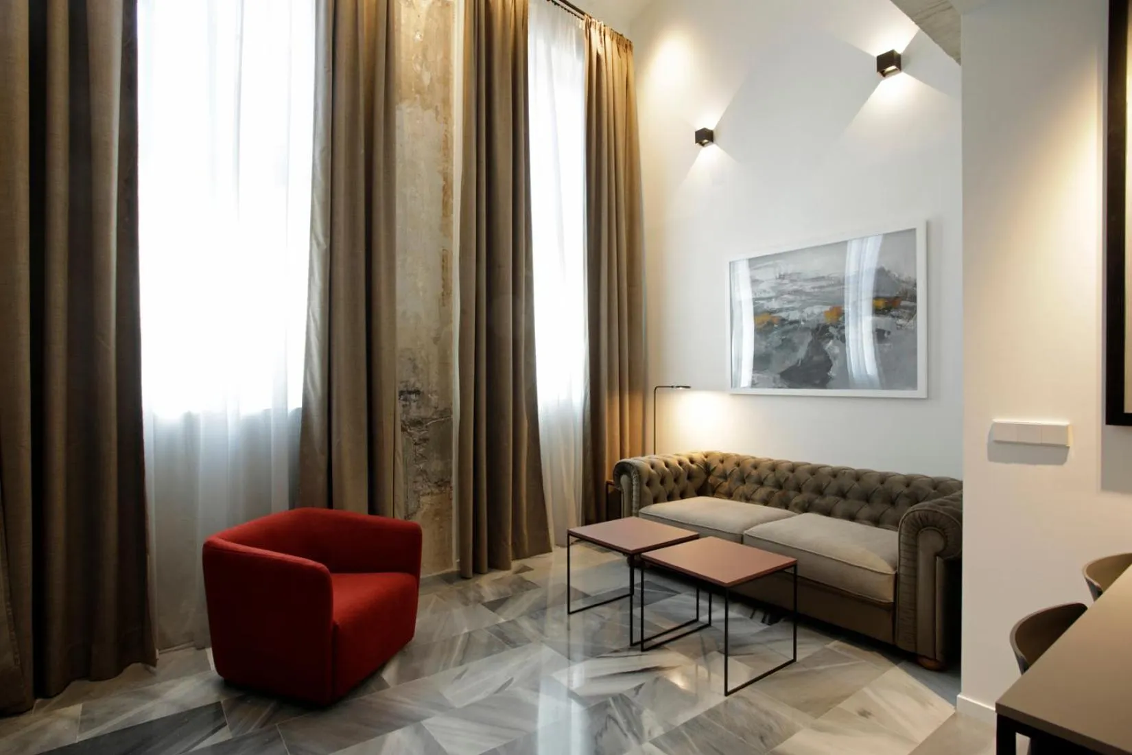 Living room in Fetén