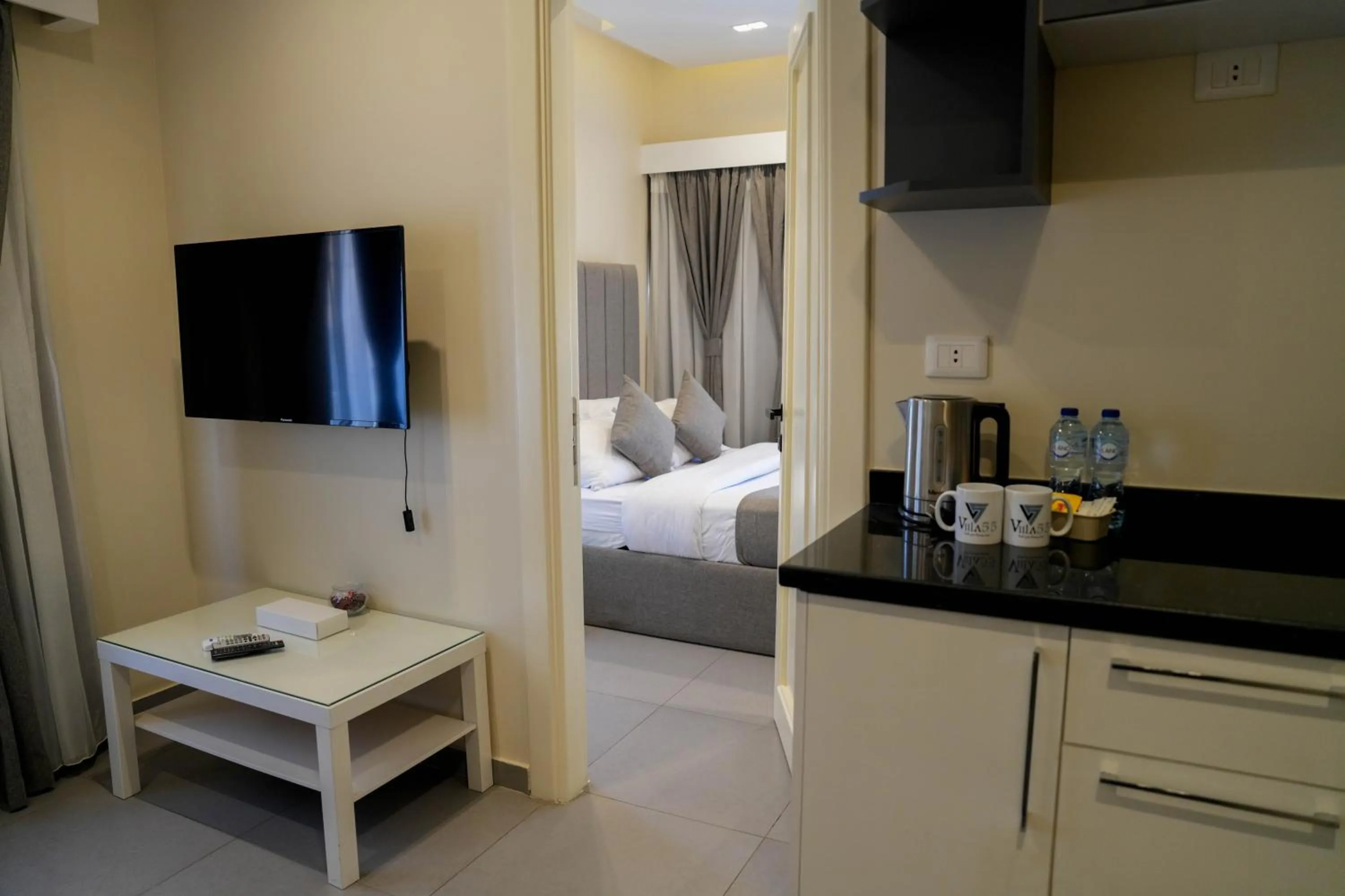 TV and multimedia, Bed in Villa 55