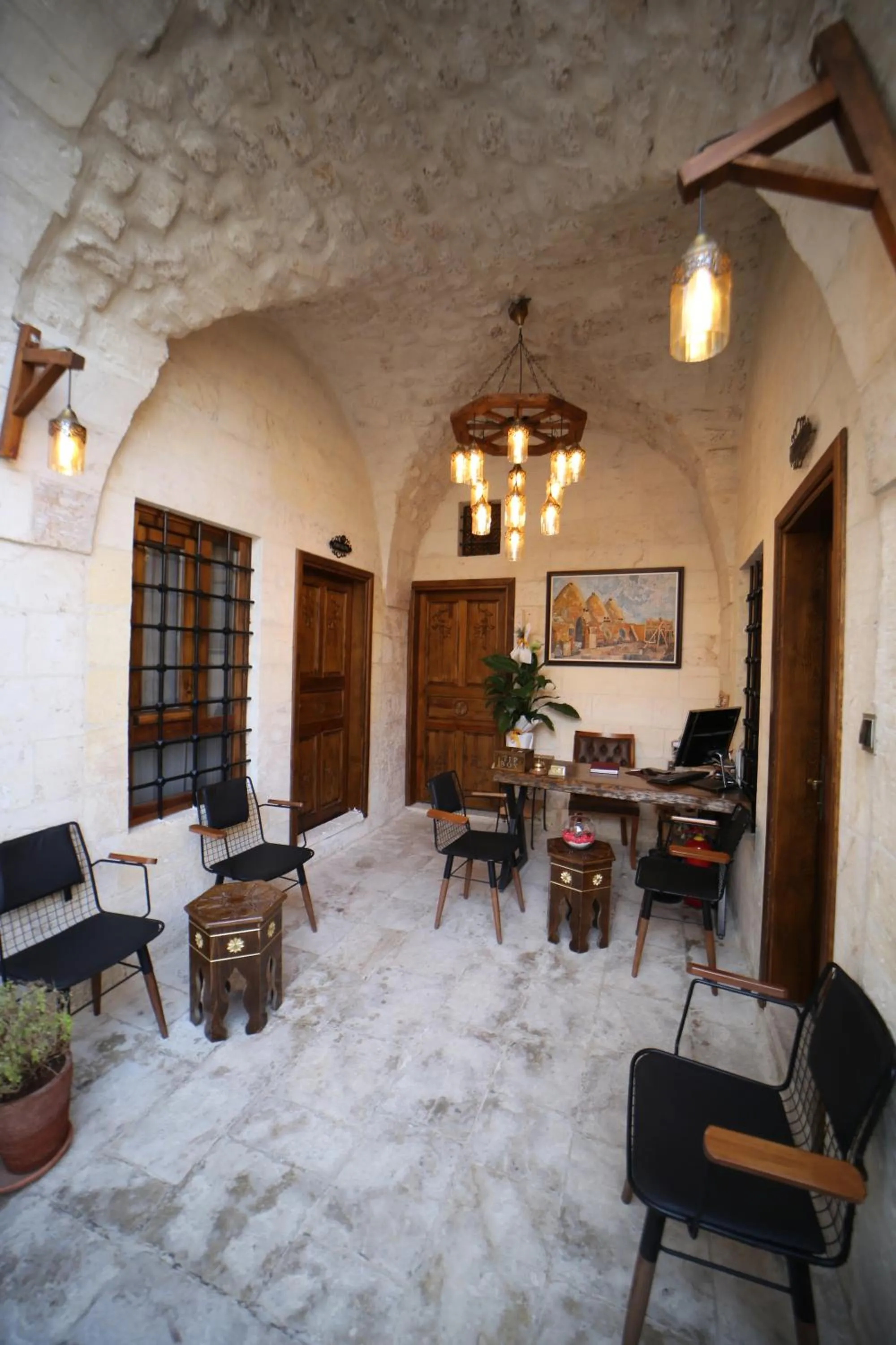 Inner courtyard view in Tessera Hotel