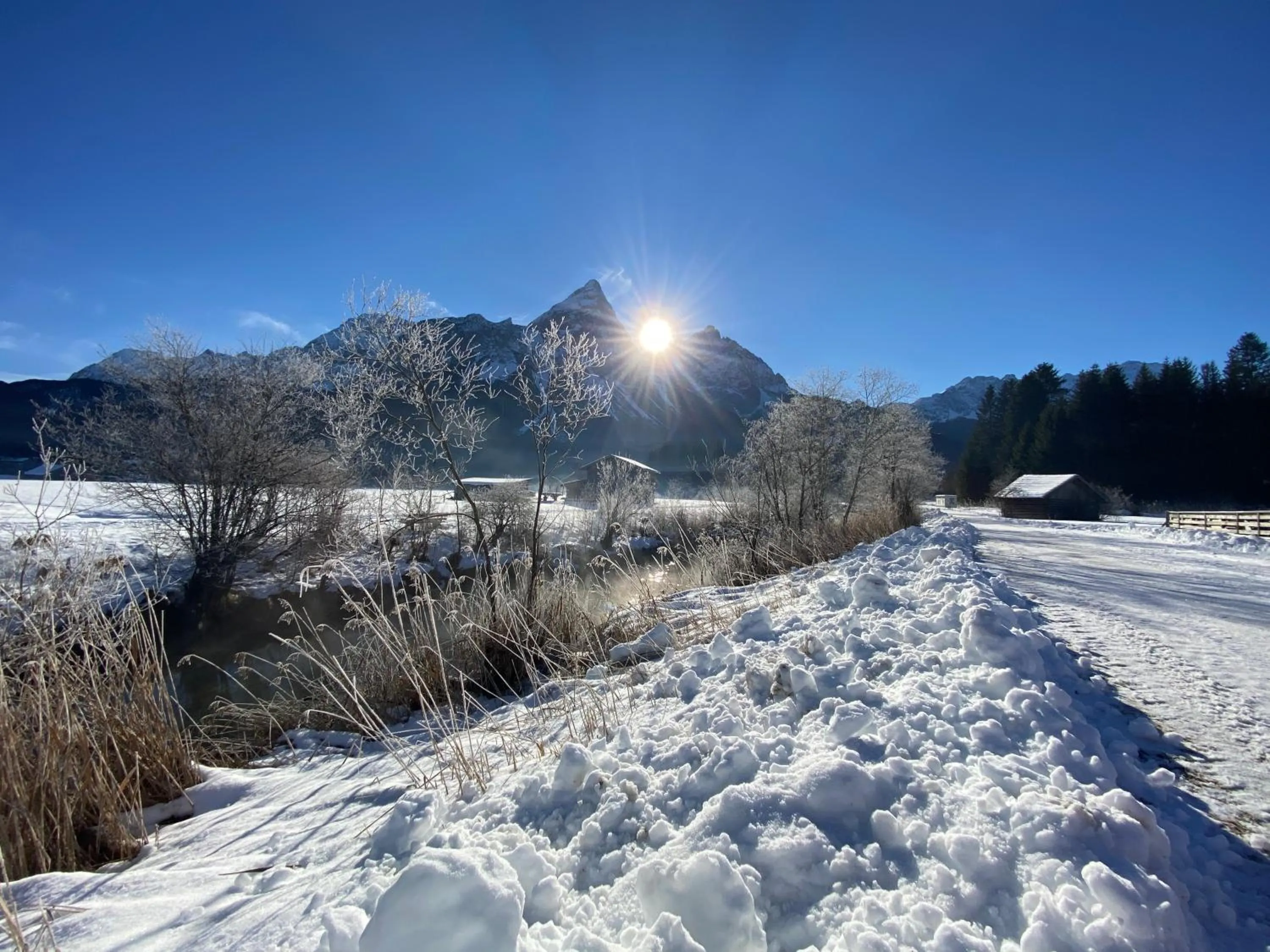 Natural landscape in Boutique Hotel Bellevue Lermoos