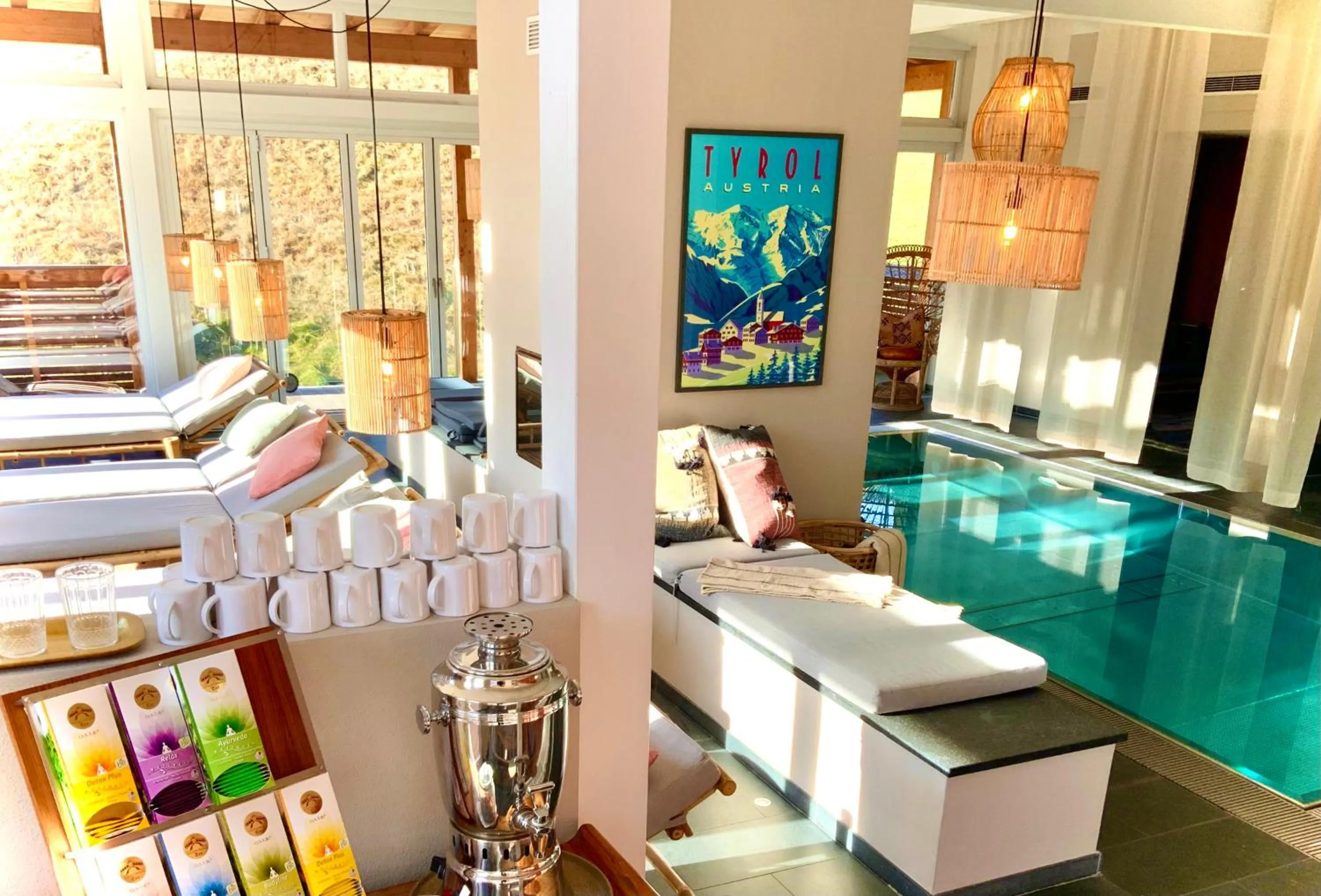 Spa and wellness centre/facilities in Boutique Hotel Bellevue Lermoos