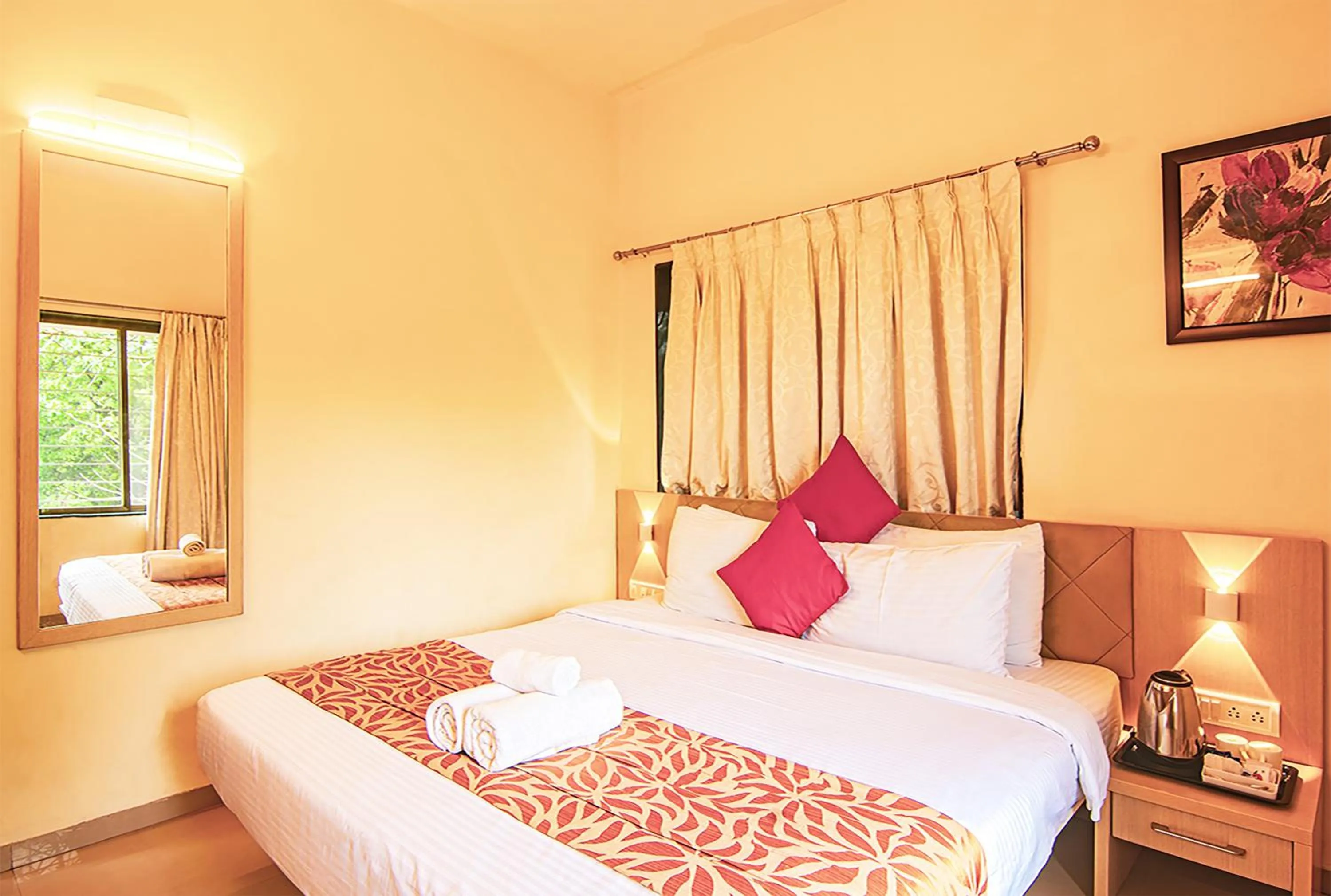Bed in Aron Resort Lonavala - Near Old Mumbai Pune Highway