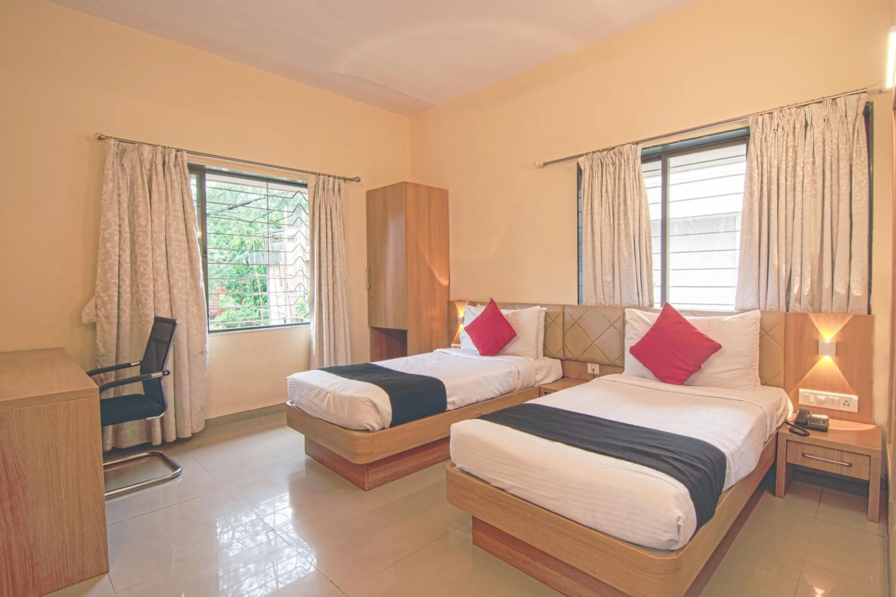 Bed in Aron Resort Lonavala - Near Old Mumbai Pune Highway