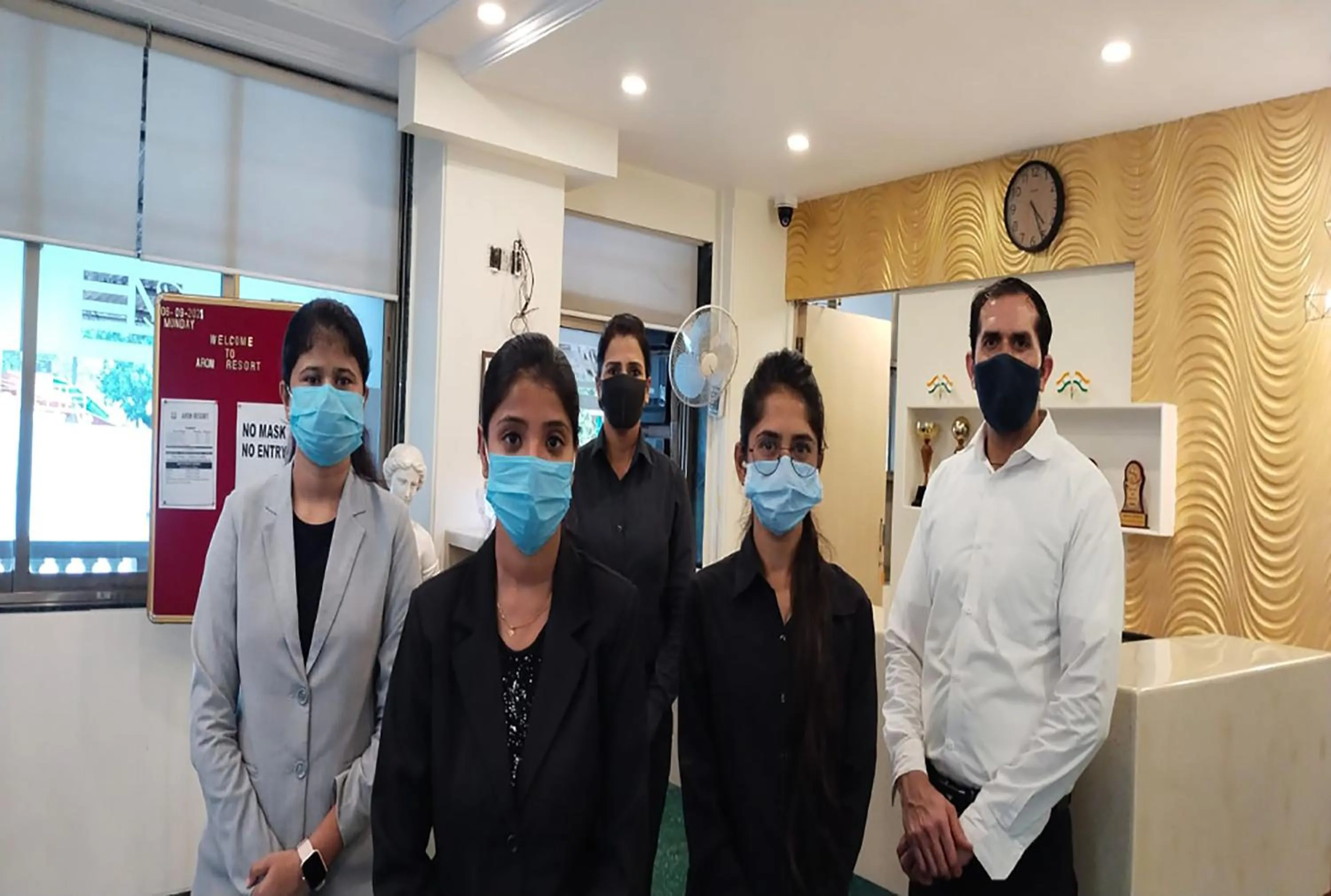 Staff in Aron Resort Lonavala - Near Old Mumbai Pune Highway